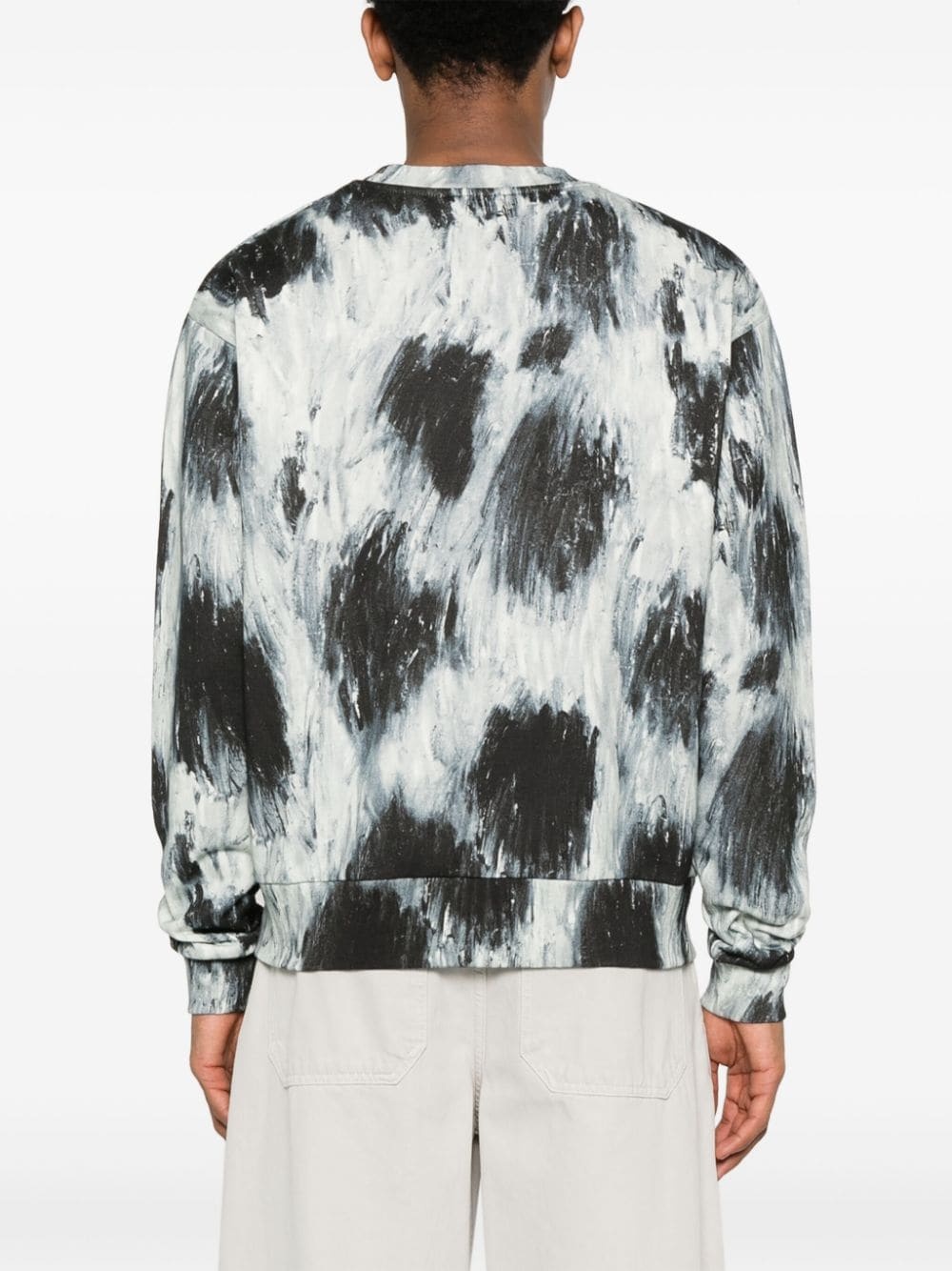 scribble-logo sweatshirt - 4