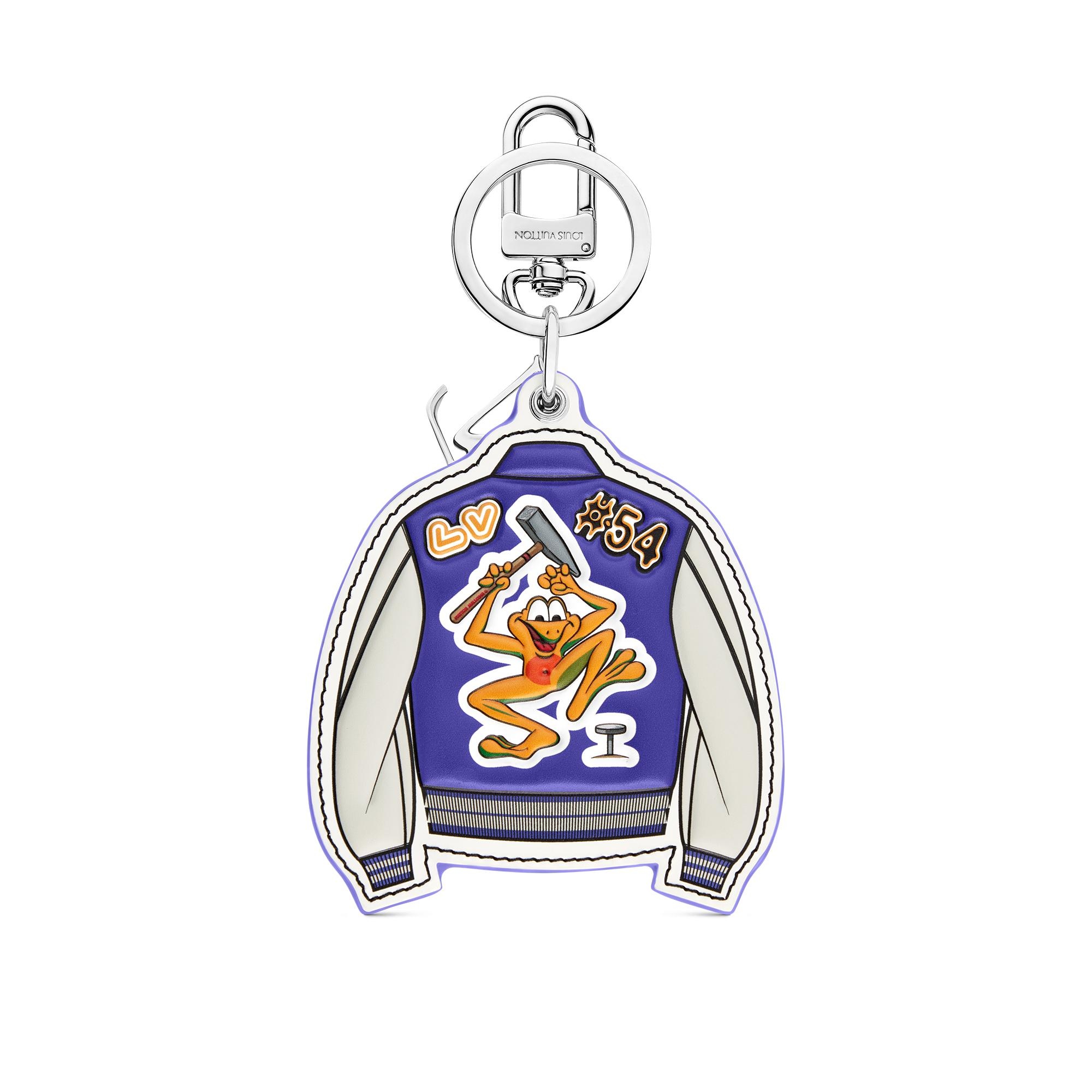 LV Varsity Jacket Illustre Bag Charm & Key Holder - 3
