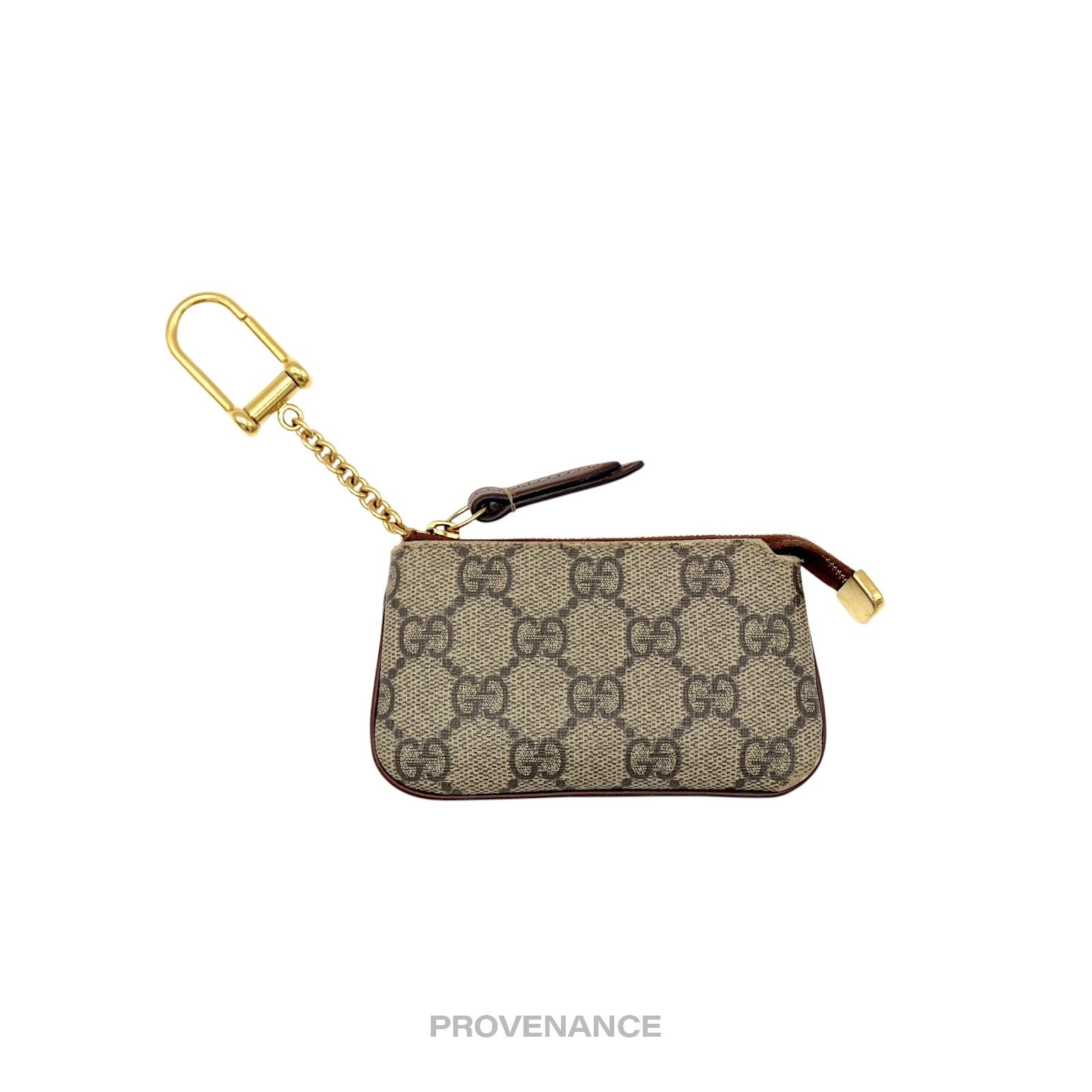 Gucci Key Pouch Cles - GG Supreme Brown - 2