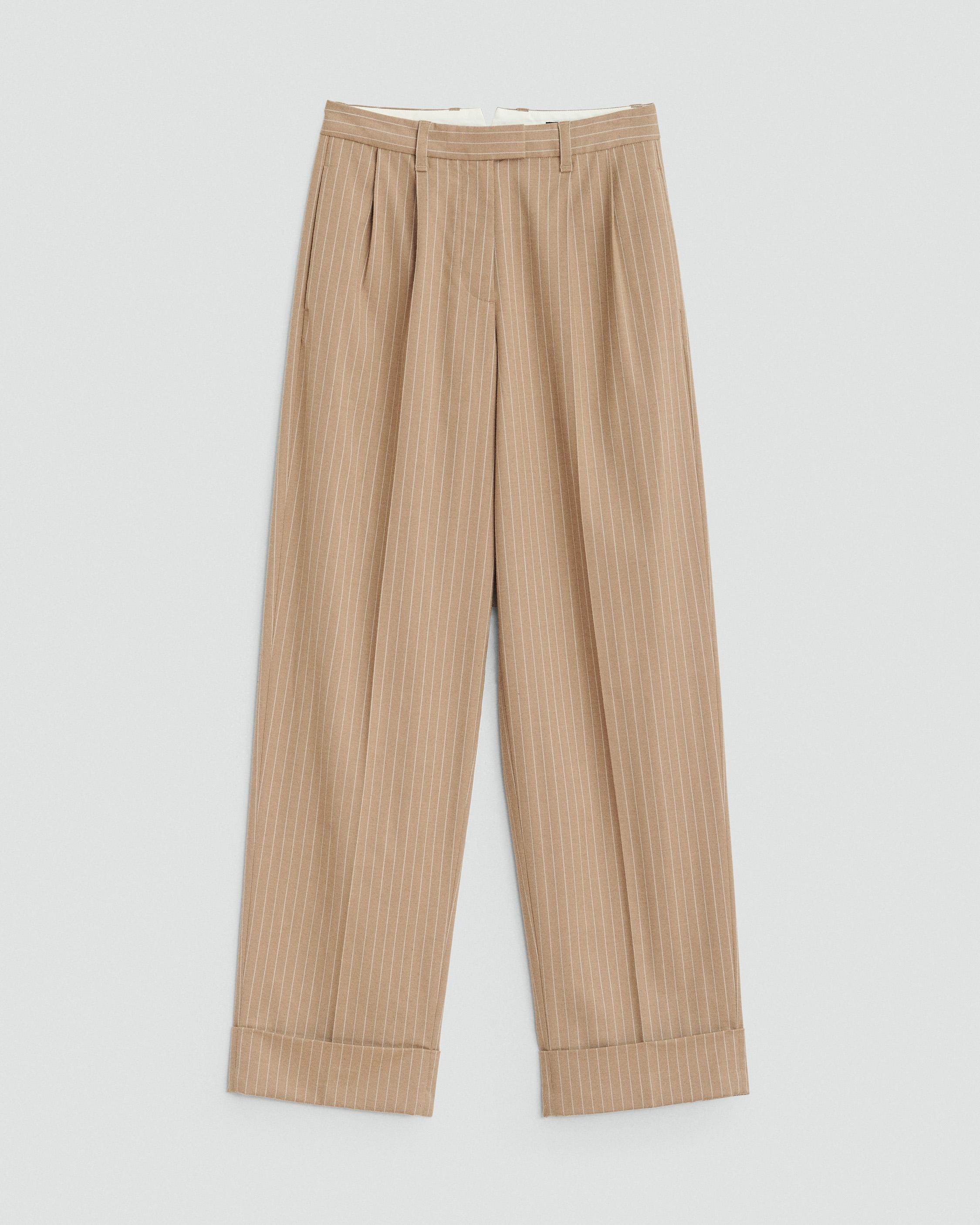 Marianne Italian Striped Wool Pant
Relaxed Fit - 1