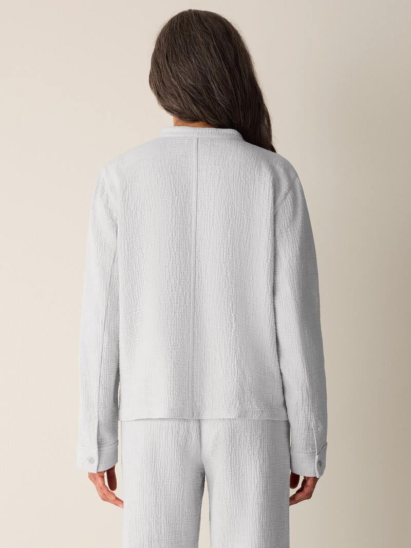 Organic Cotton Doubleweave Shirt Jacket 4
