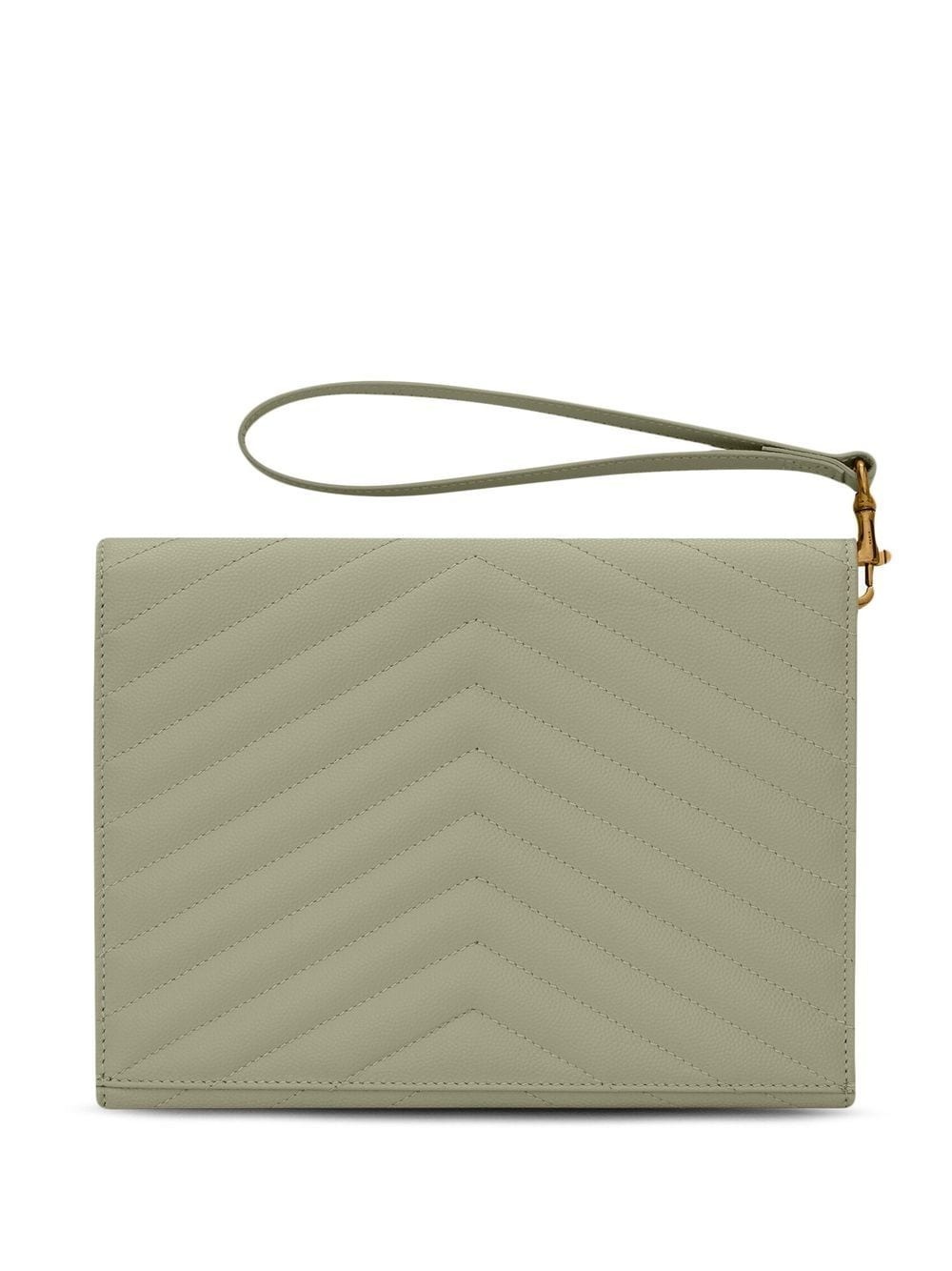 Mono quilted clutch - 2