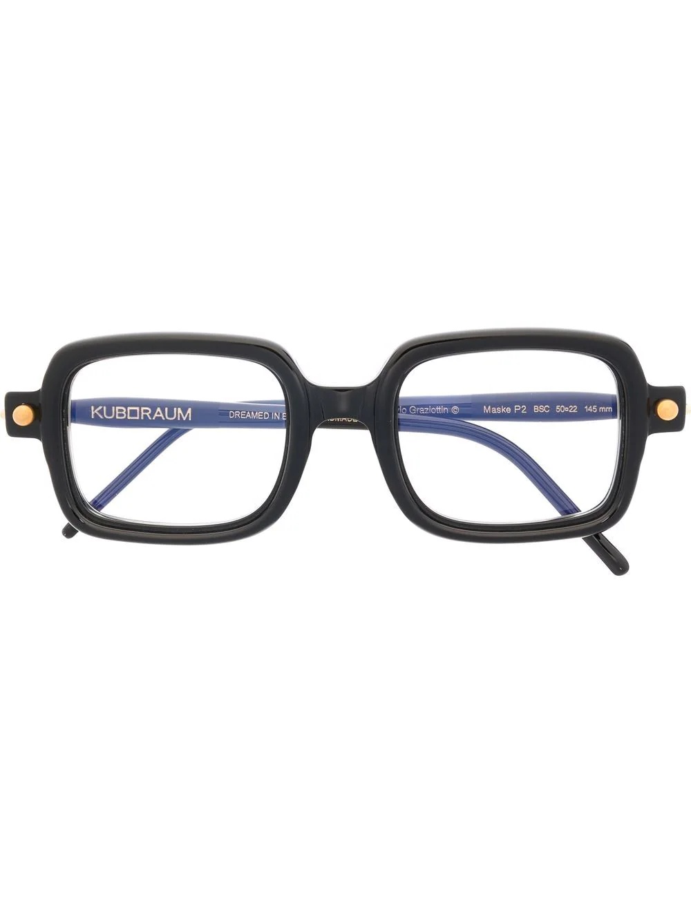 square-frame glasses - 1