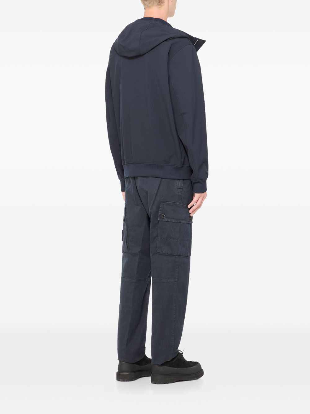 Compass-badge hoodie - 4