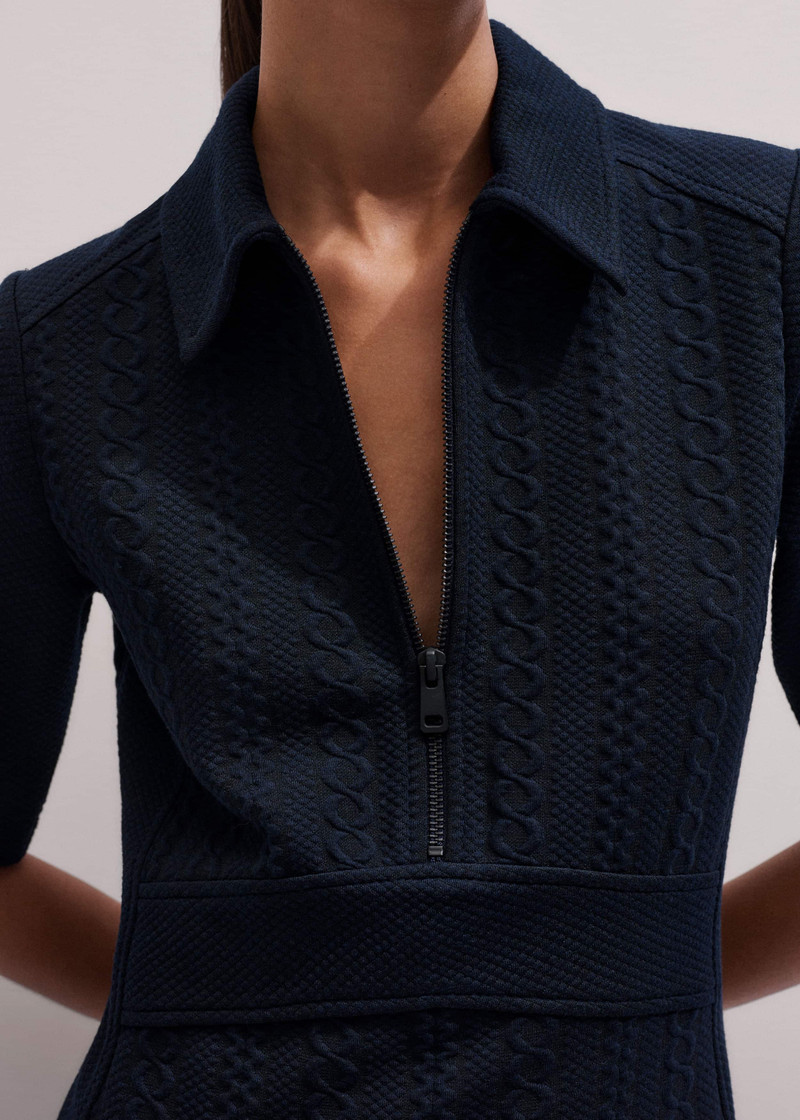Half Zip Midi Dress 3