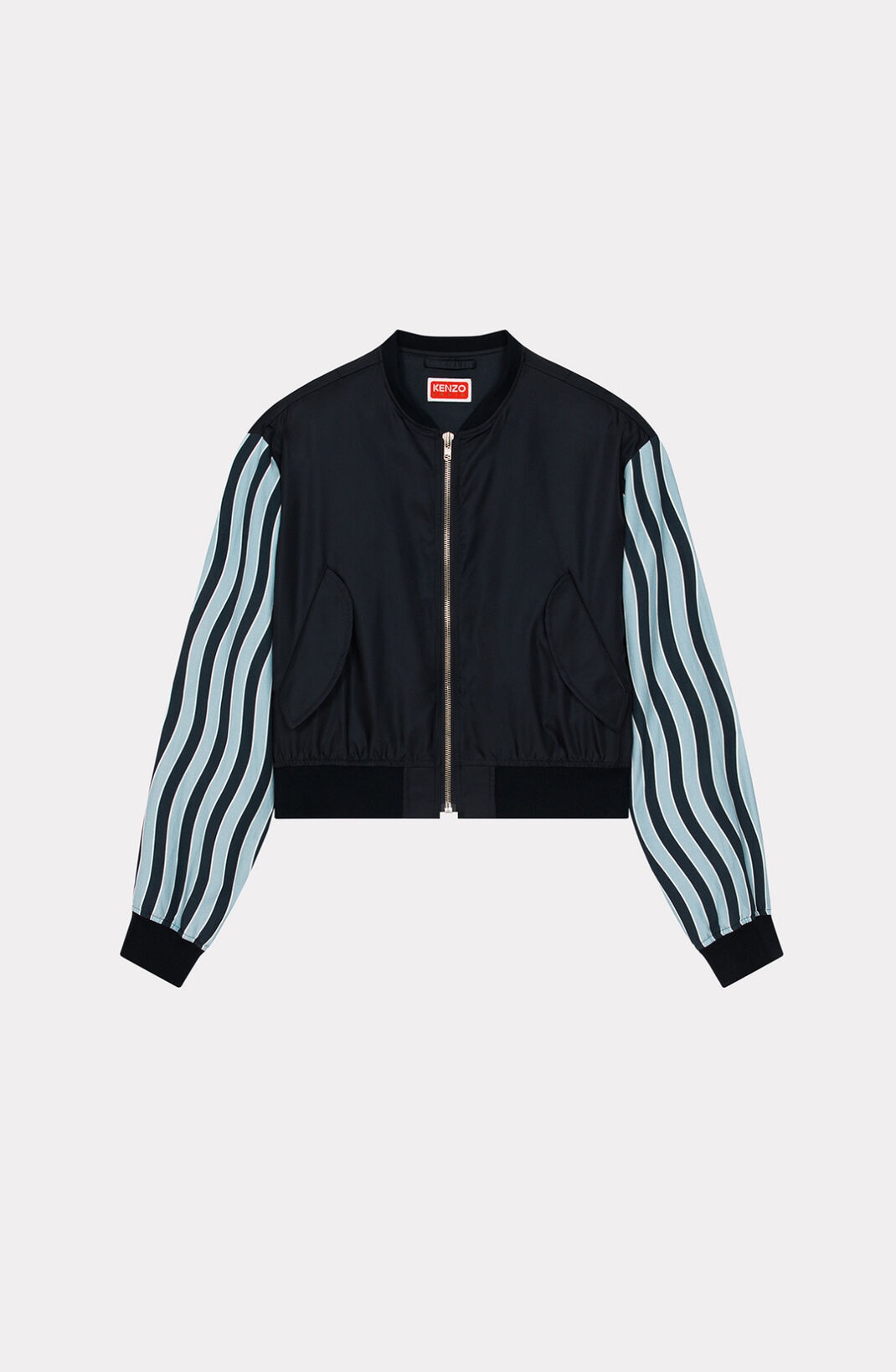 'Wavy Stripe' bomber jacket - 1
