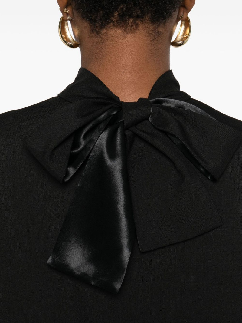 bow-detail midi dress 5