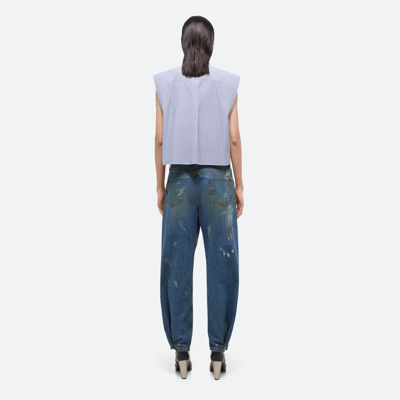 SLEEVELESS TUXEDO SHIRT 4