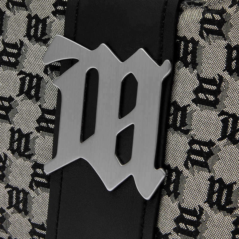 MISBHV Jacquard Monogram Shoulder Bag 4