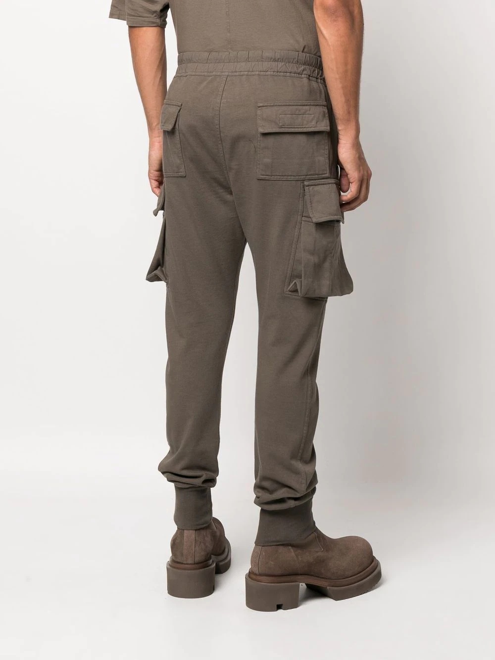 multiple-pocket drawstring-waist trousers - 4