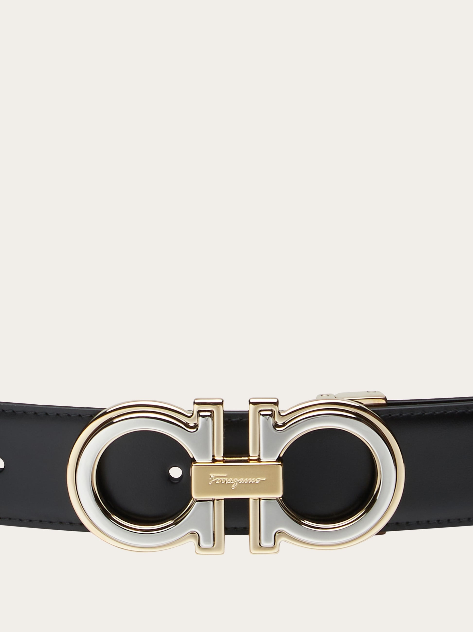 Reversible and adjustable Gancini belt - 5