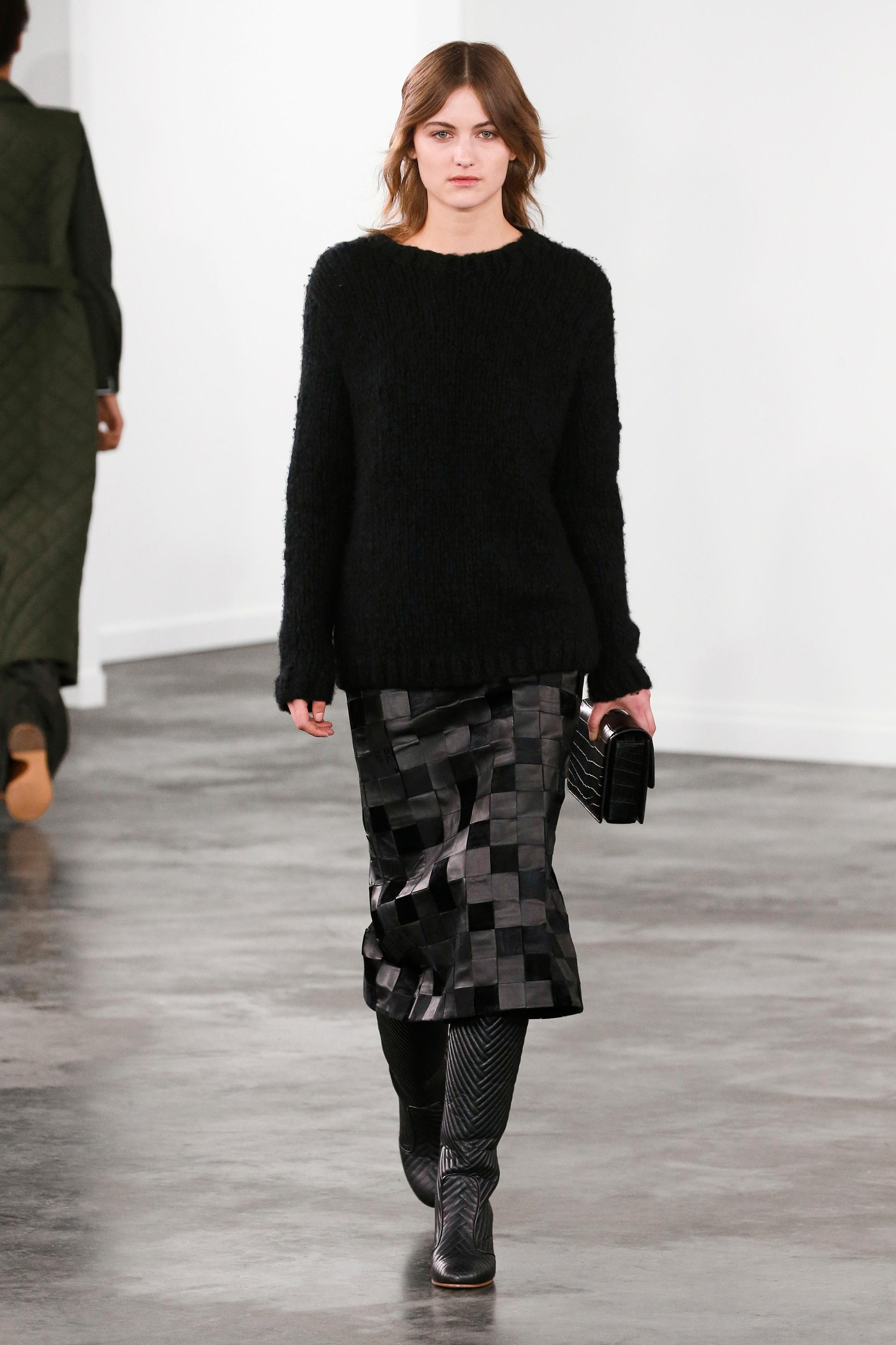 Lawrence Sweater in Black Welfat Cashmere - 6