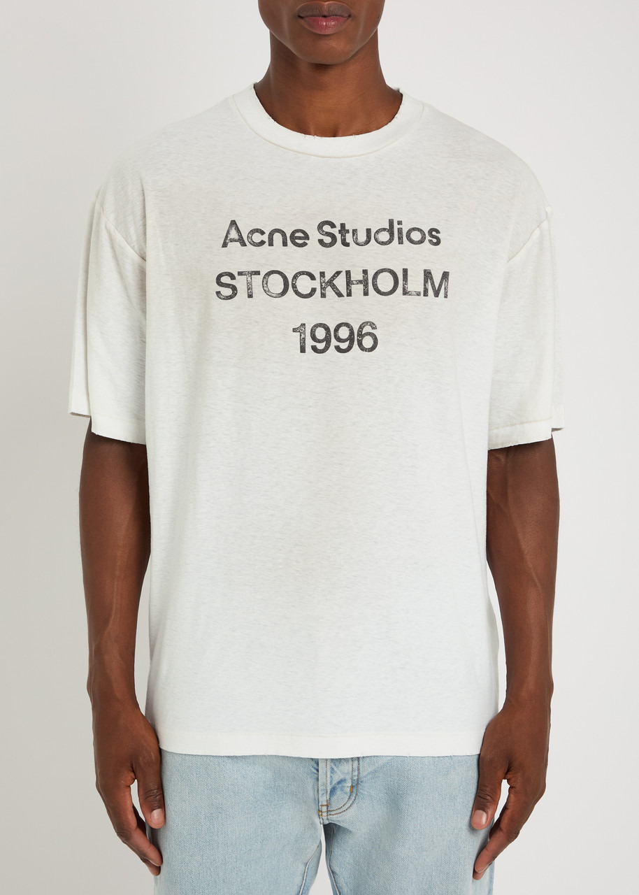 Acne Studios Logo Cotton-blend T-shirt - 2