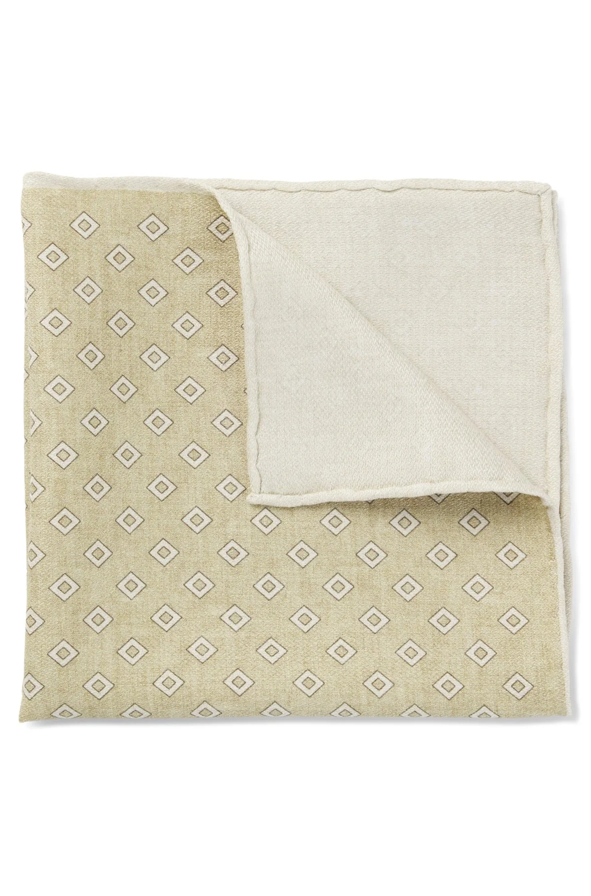 PRINTED POCKET SQUARE IN SILK - 1