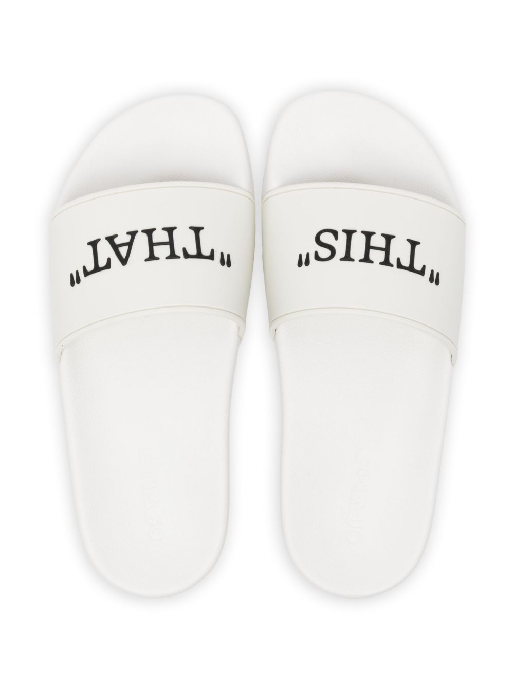 graphic-print flip flops - 4