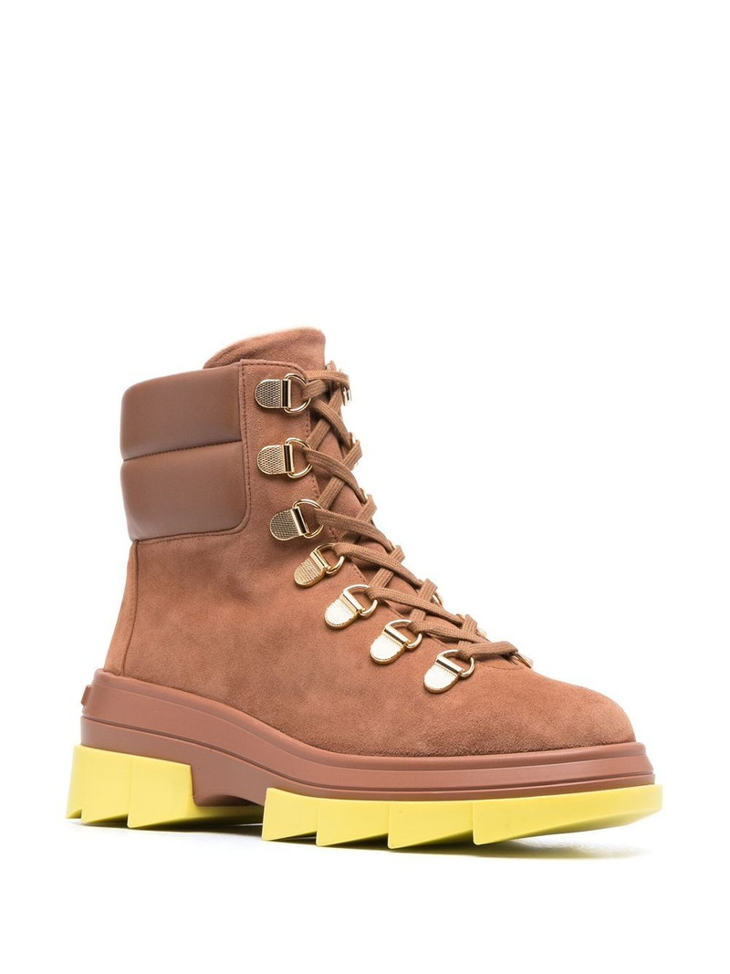 Stuart Weitzman Noho Hiker lace-up boots outlook