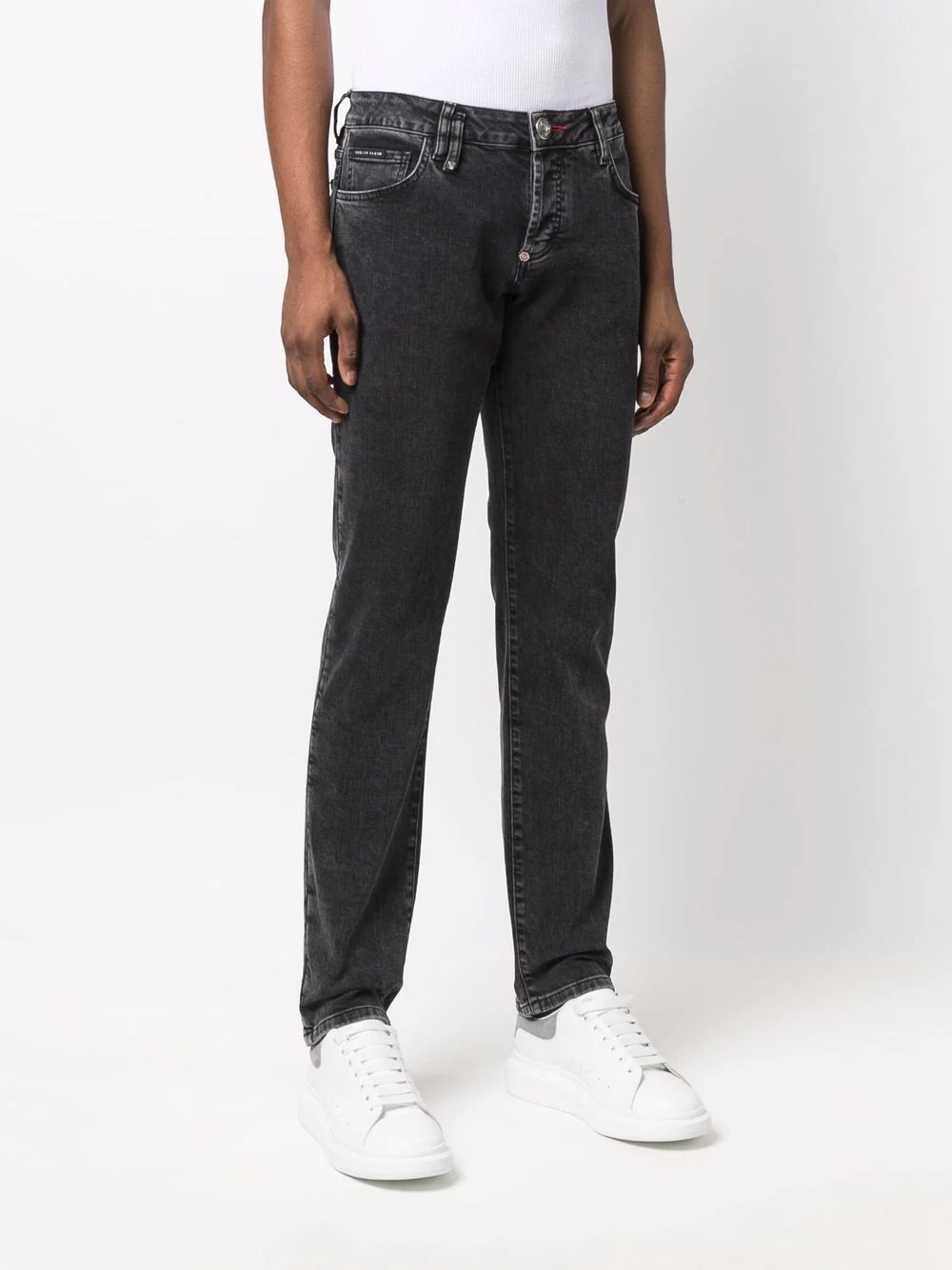 mid-rise straight-cut jeans - 3