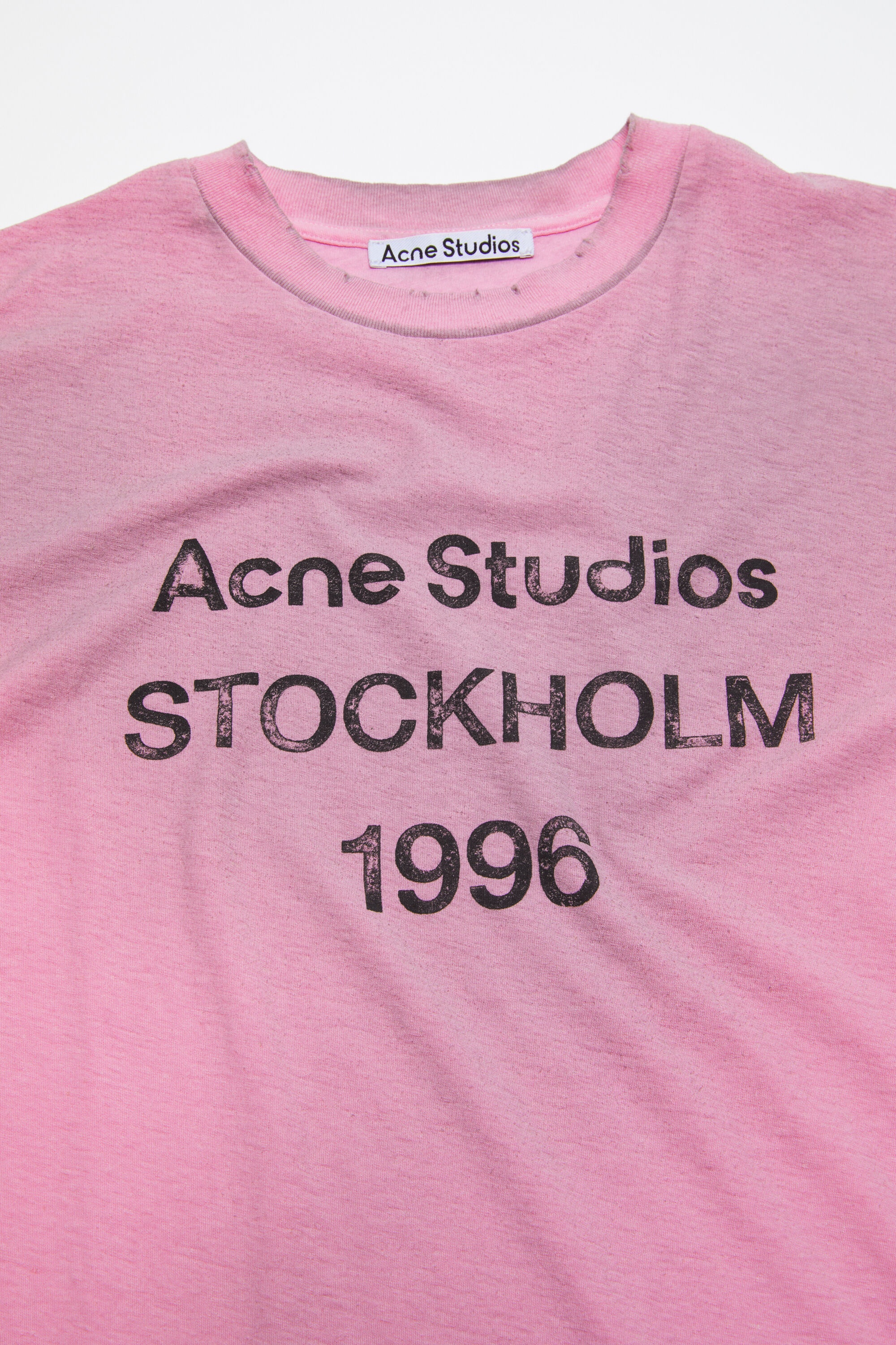 Logo t-shirt - Relaxed fit - Cotton candy pink - 4