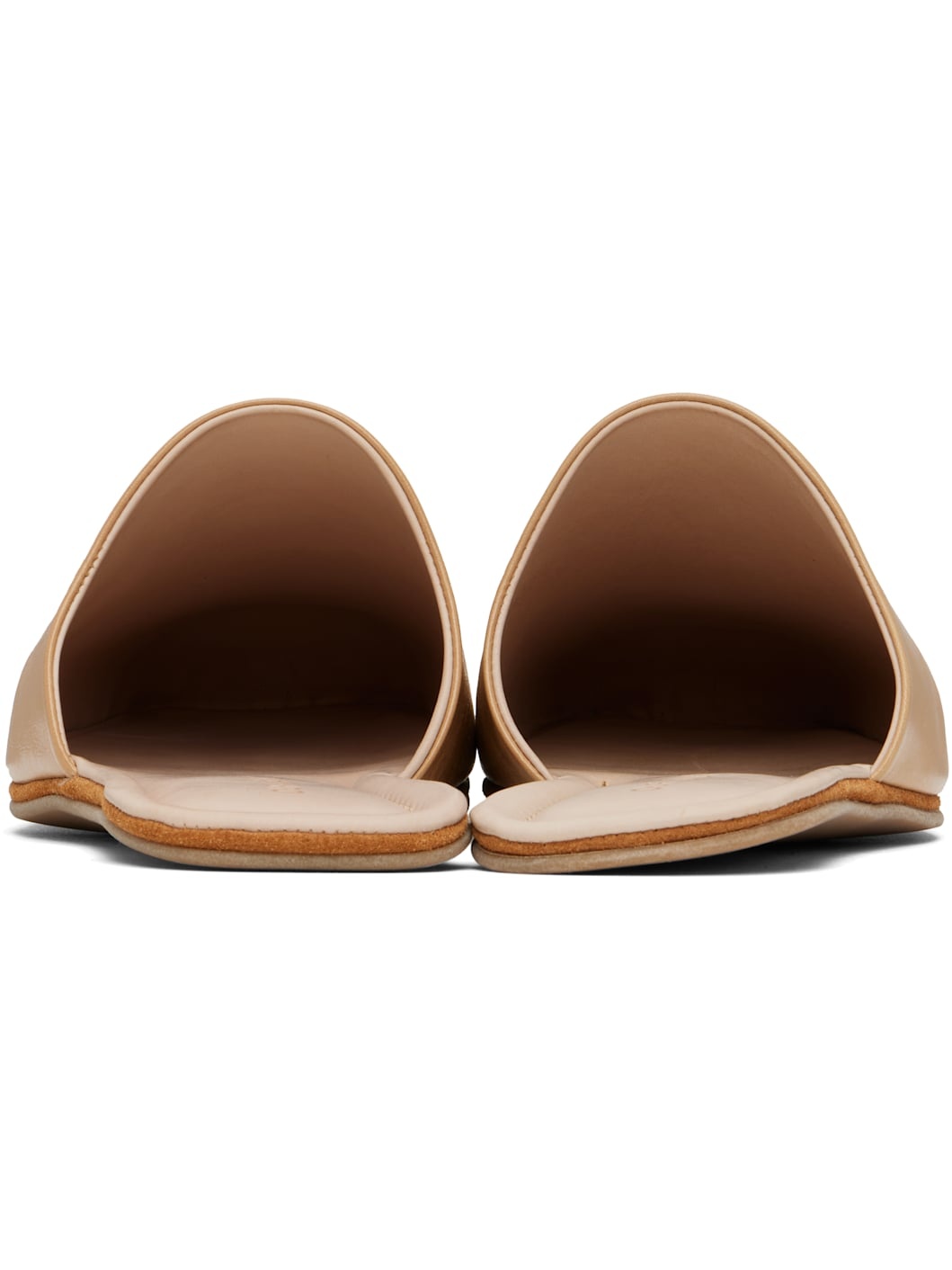 Beige Cigarr Slippers - 2