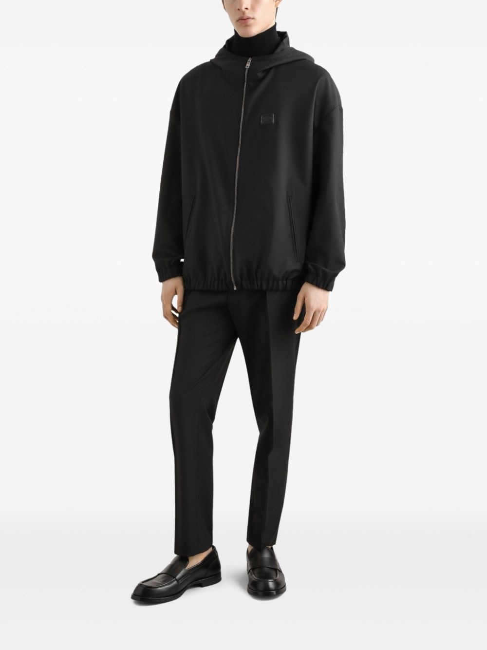 appliqué lightweight jacket - 2