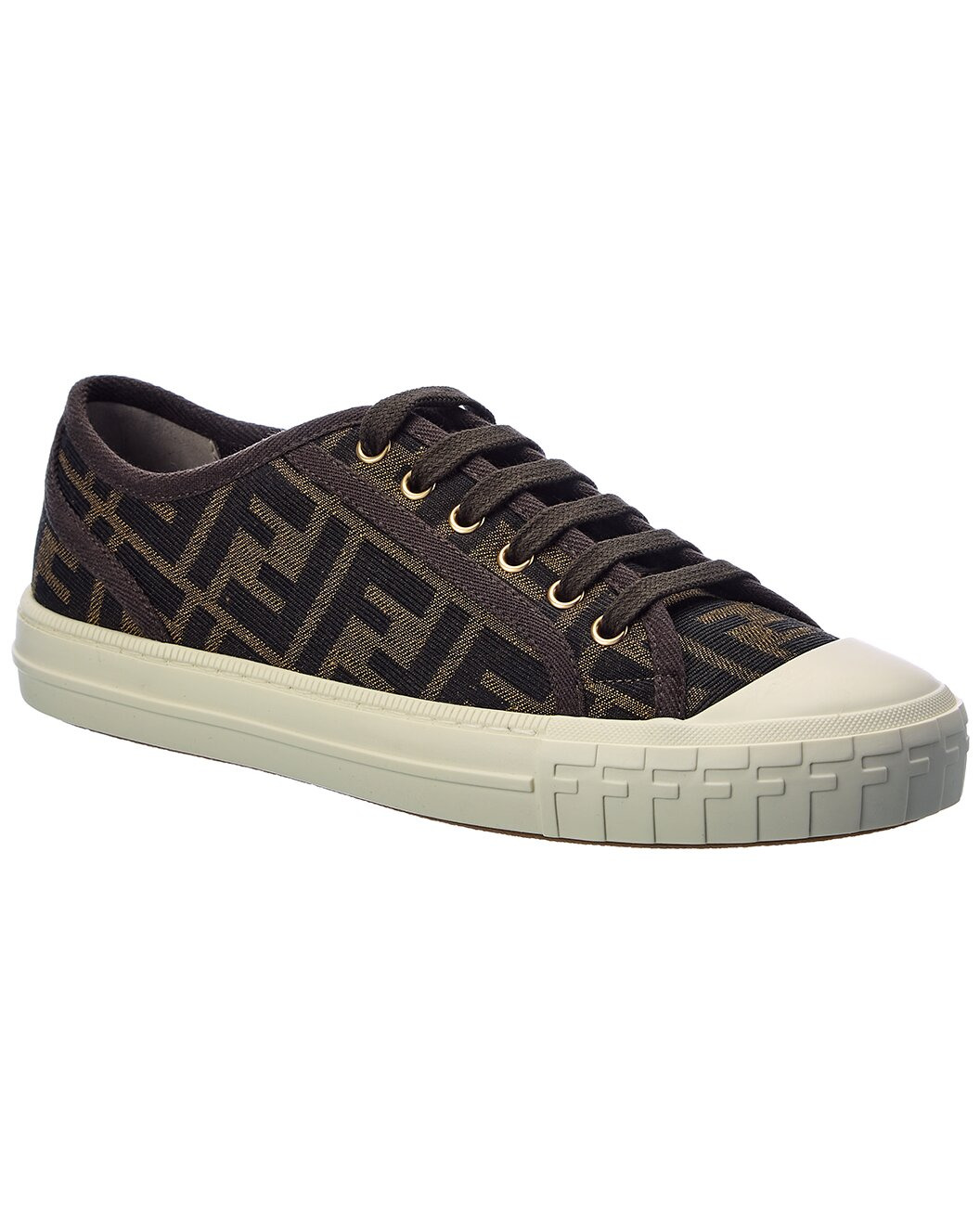 FENDI Domino FF Canvas Sneaker - 1