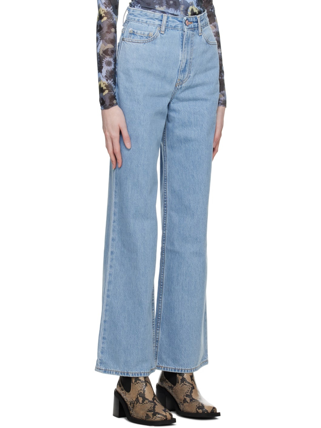 Blue Mangy Jeans - 2