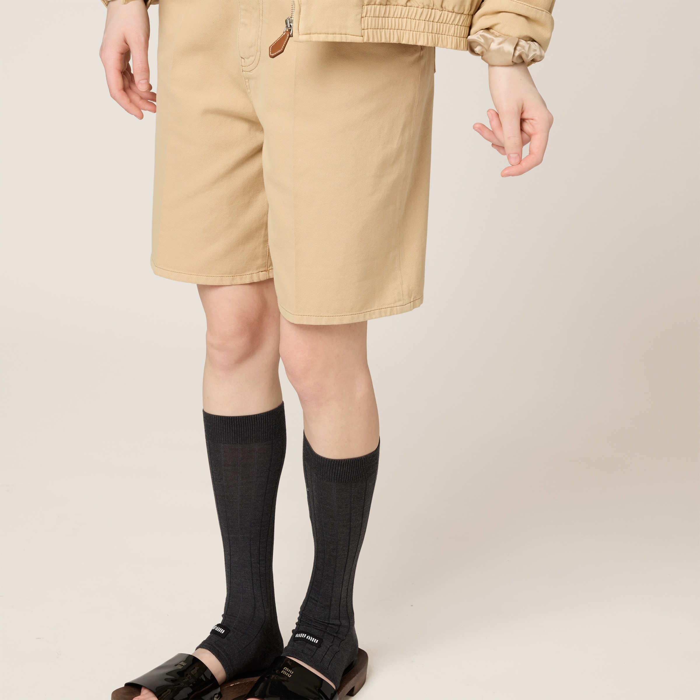 Light denim bermudas - 5