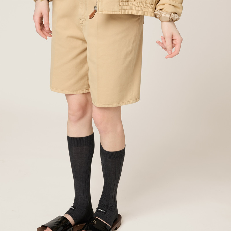 Light denim bermudas 5
