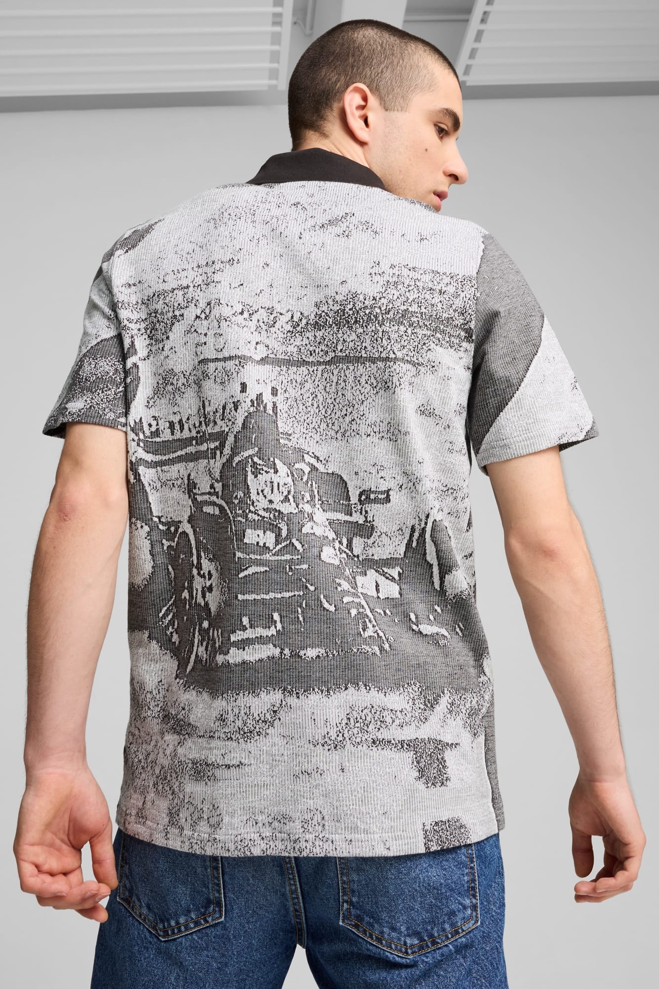Mercedes-AMG Petronas F1® Men's Jacquard Polo - 6