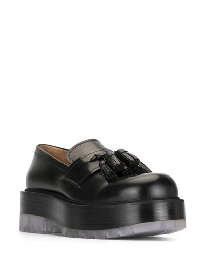 Bottega Veneta flatform tassled loafers outlook