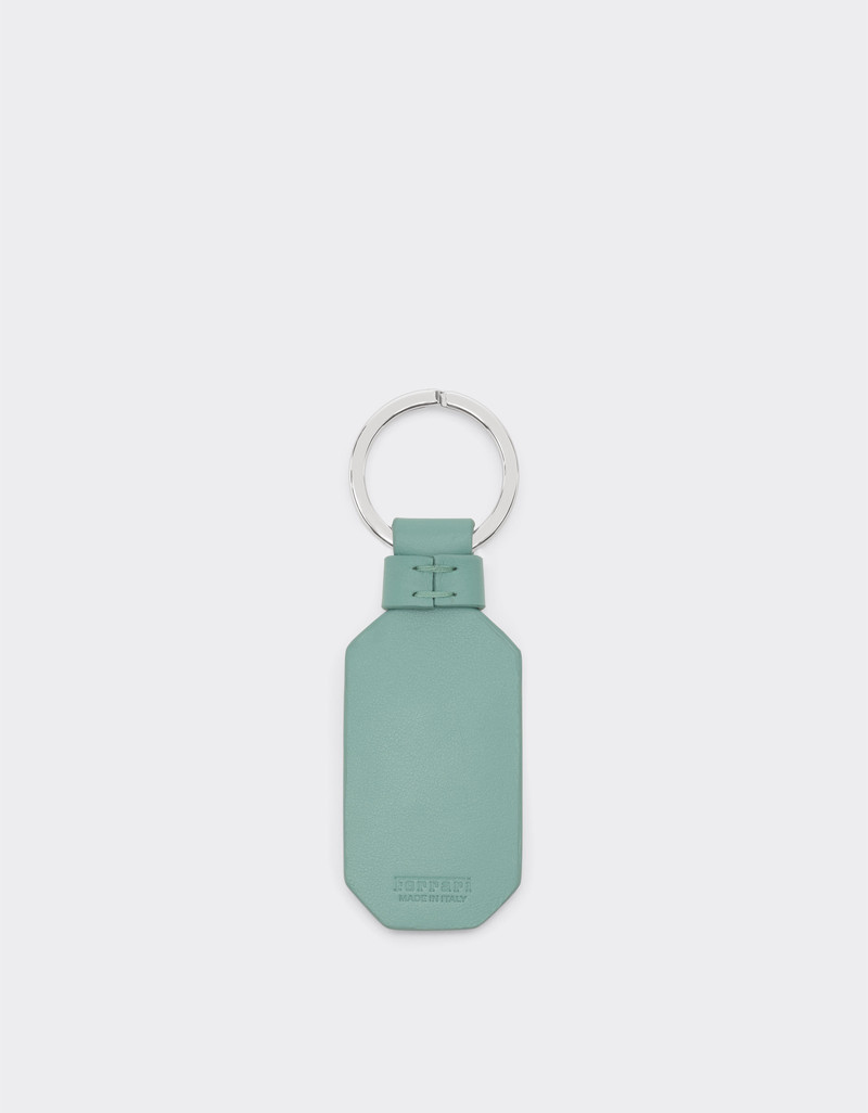 Leather keyring with Prancing Horse 3