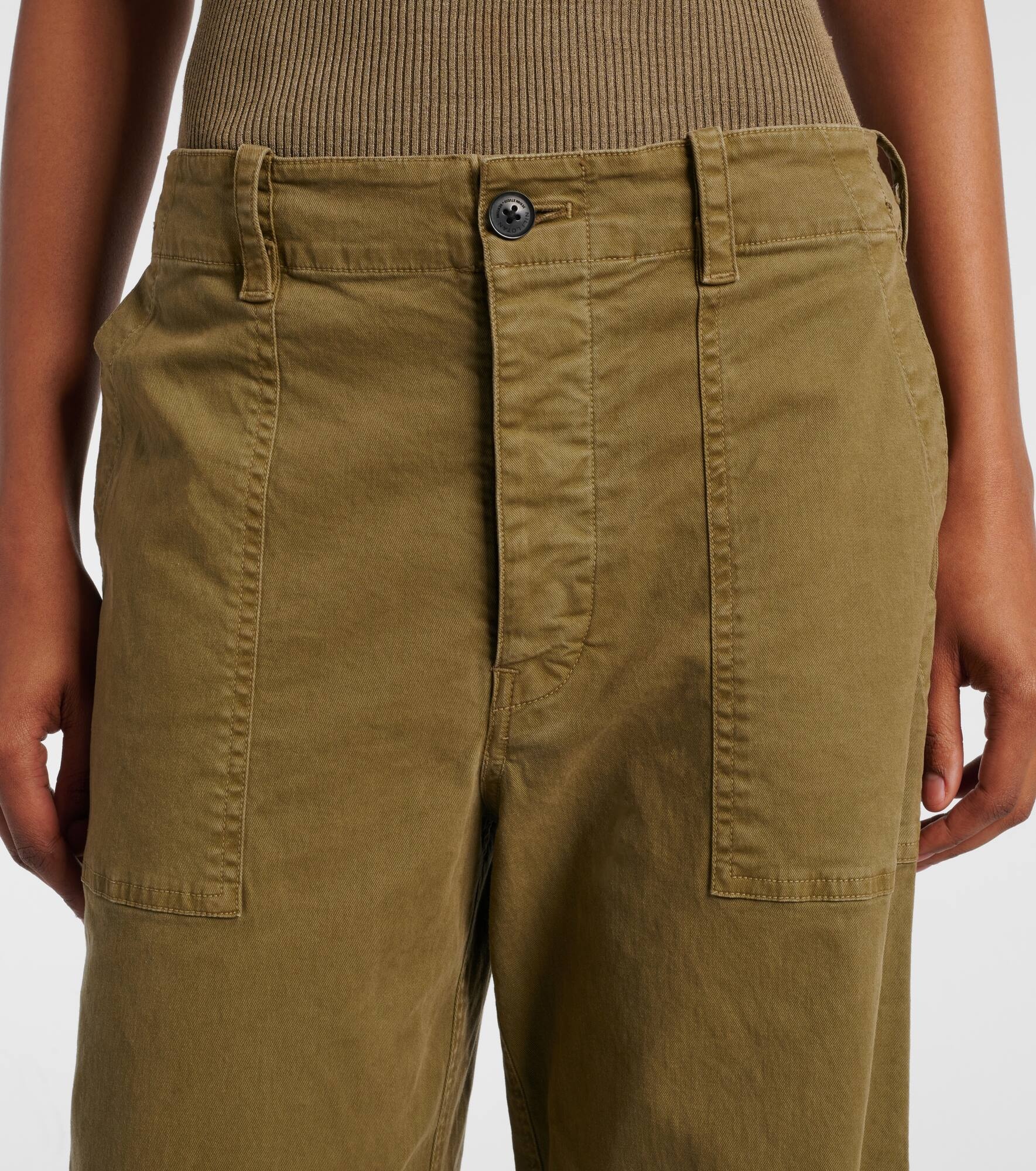 Leon cotton wide-leg pants - 5