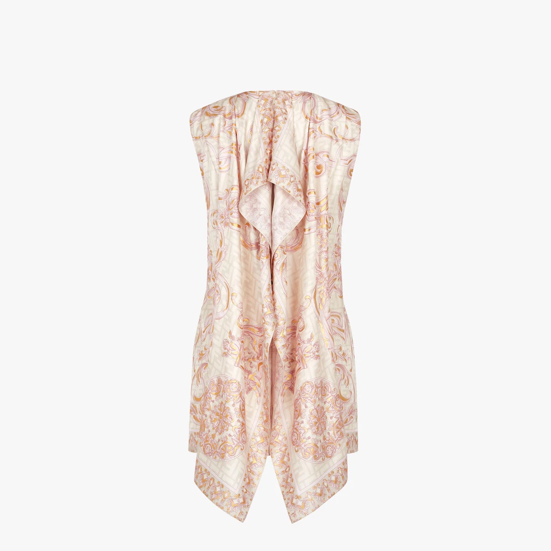 Fendace multicolor silk dress - 2