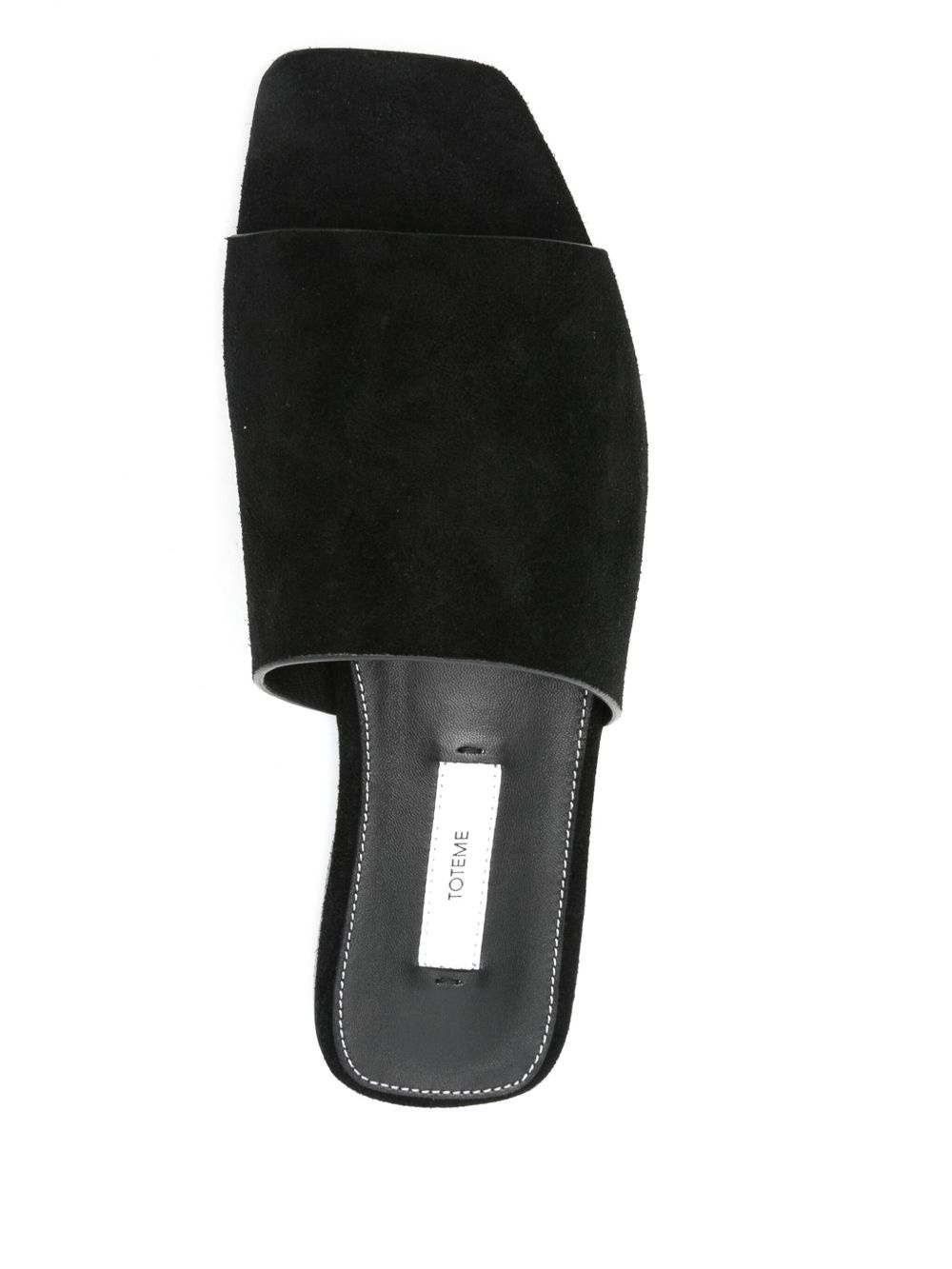 velour-leather sandals - 4
