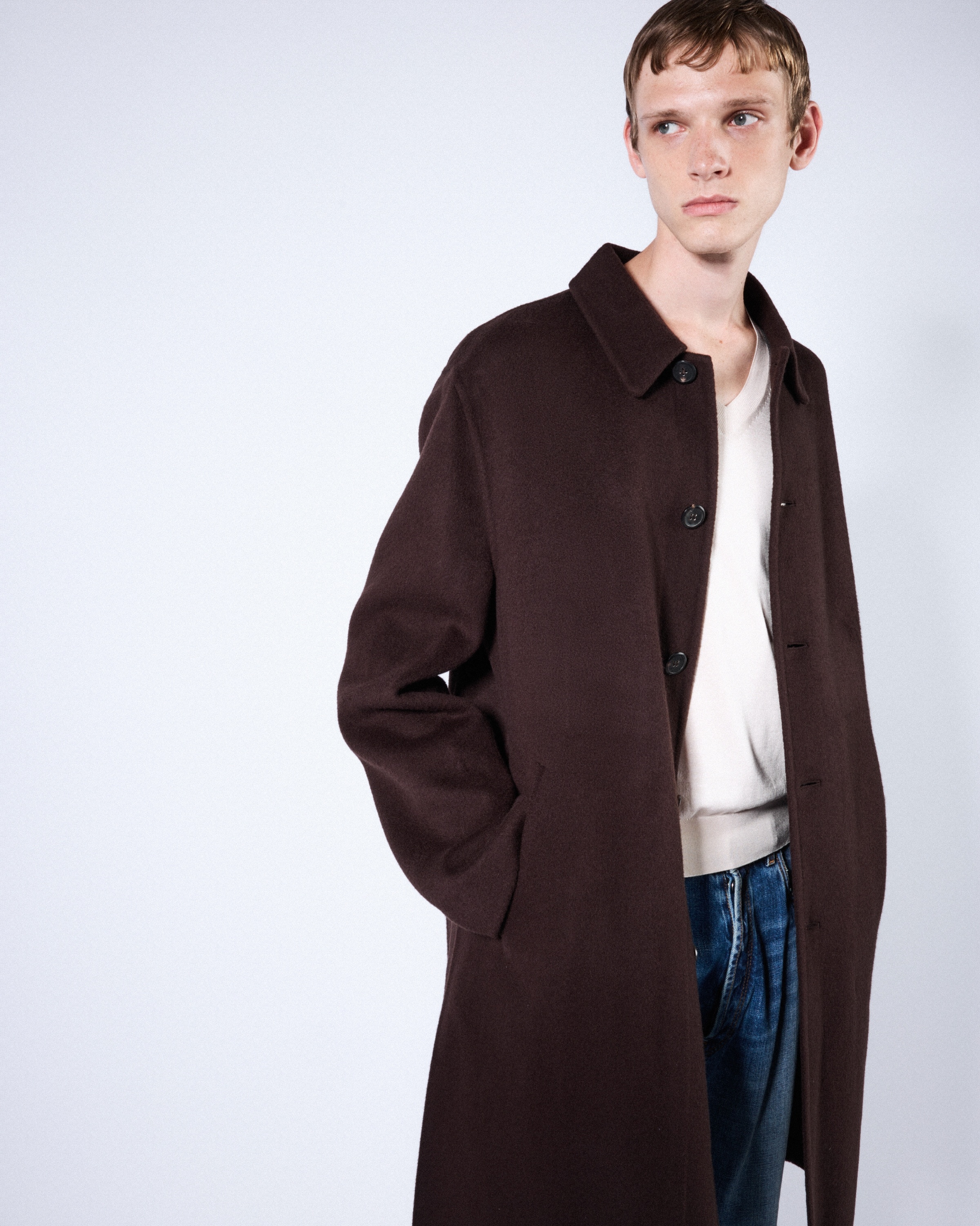 Double cashmere overcoat - 3