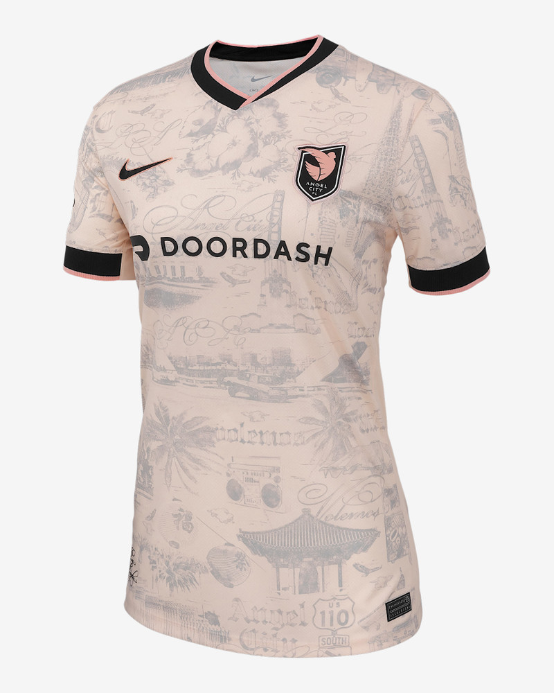 Christen Press Angel City FC 2025 Stadium Away Women's Nike Dri-FIT NWSL Replica Jersey 4