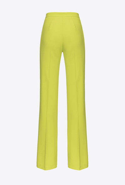 PINKO FLARED STRETCH TROUSERS outlook
