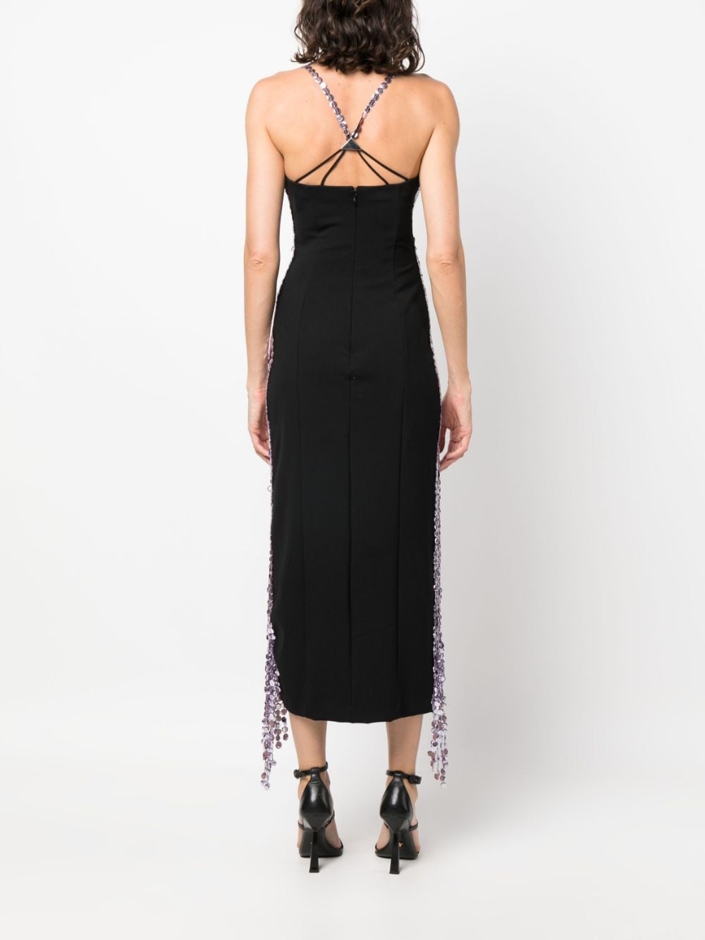 Avery pailette-embellished midi dress - 4