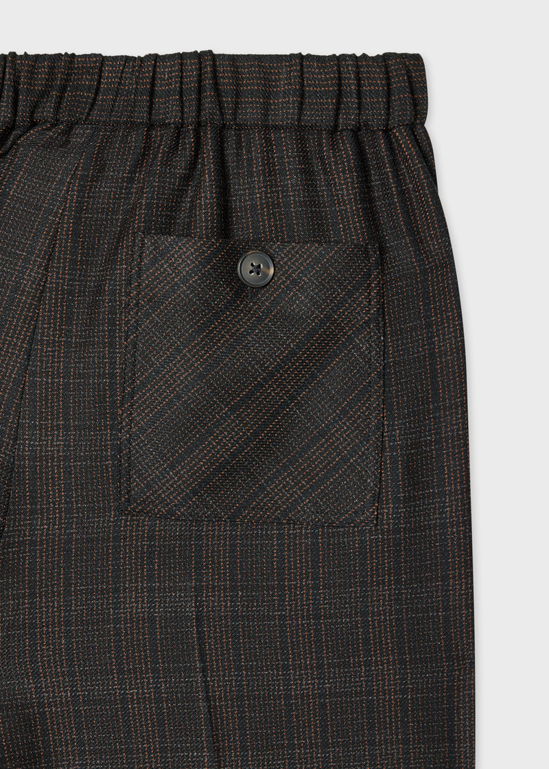 Women's Black Flecked Check Suit 6
