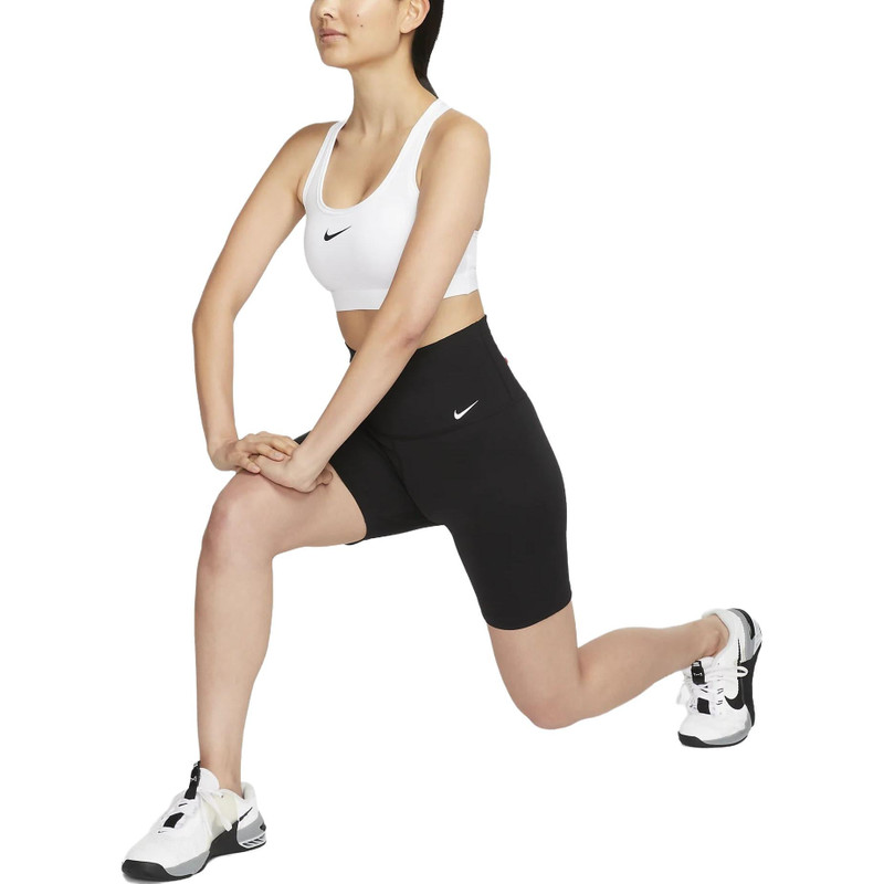 Nike (WMNS) Nike Swoosh Medium Support Sports Bra 'White' DX6822-100 outlook