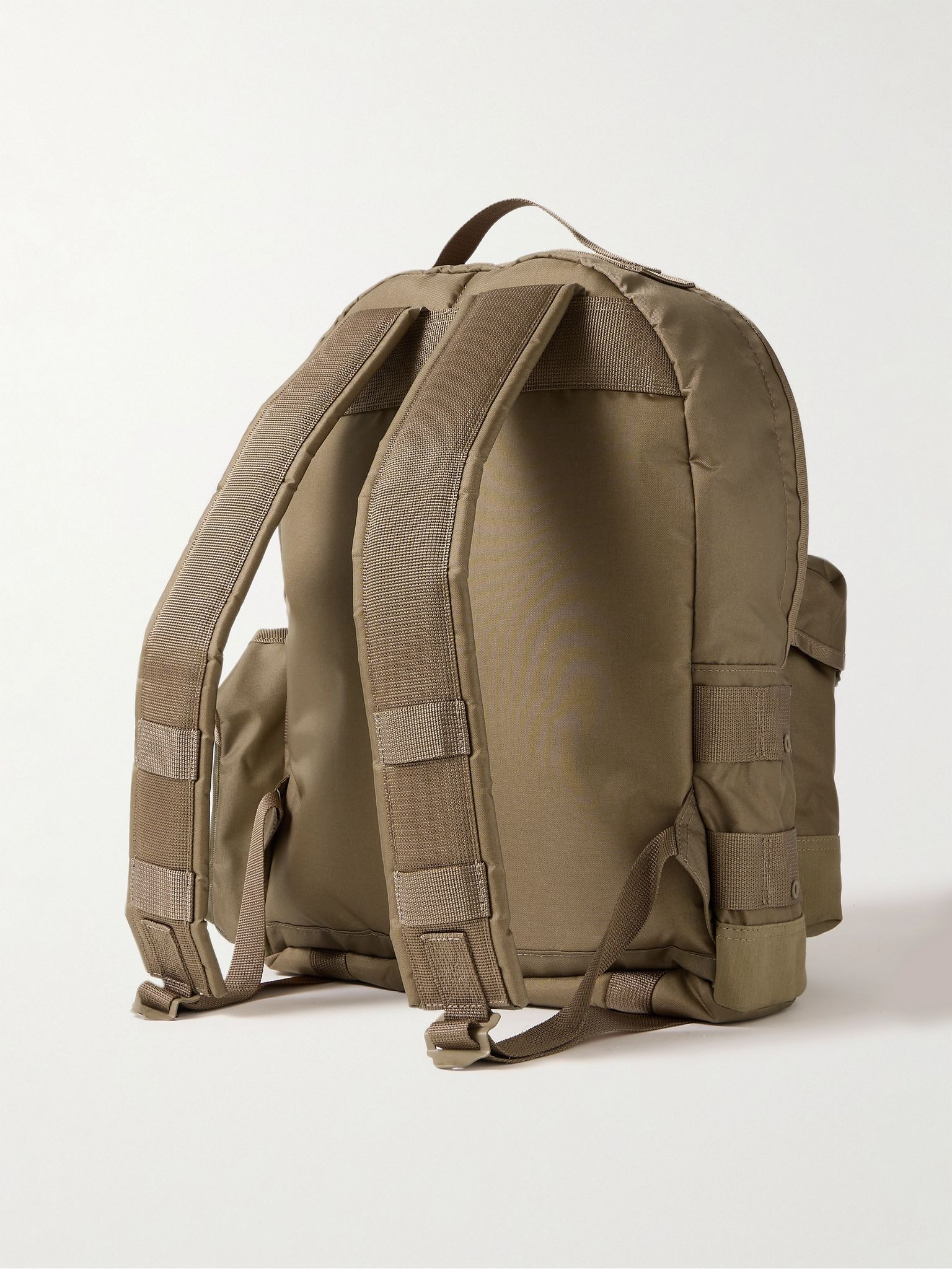 Daypack Nylon Backpack Green - 3
