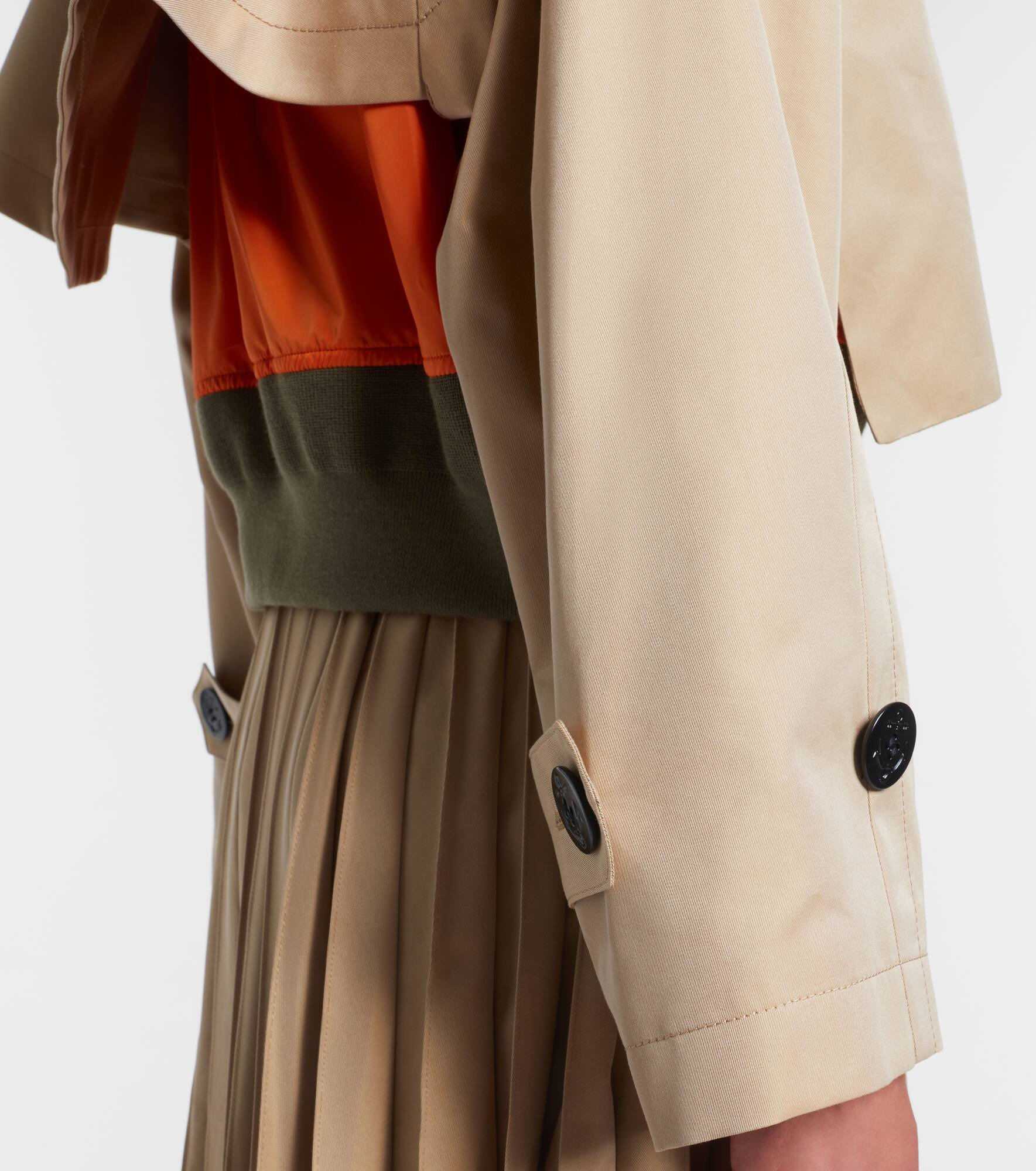 Cotton-blend gabardine and twill jacket - 6