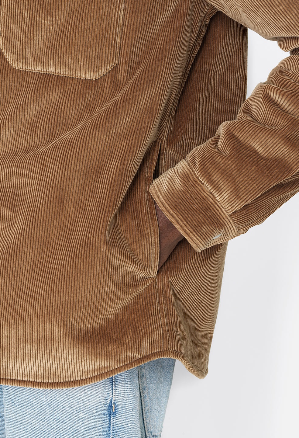 CORDUROY PADDED OVERSHIRT - 7