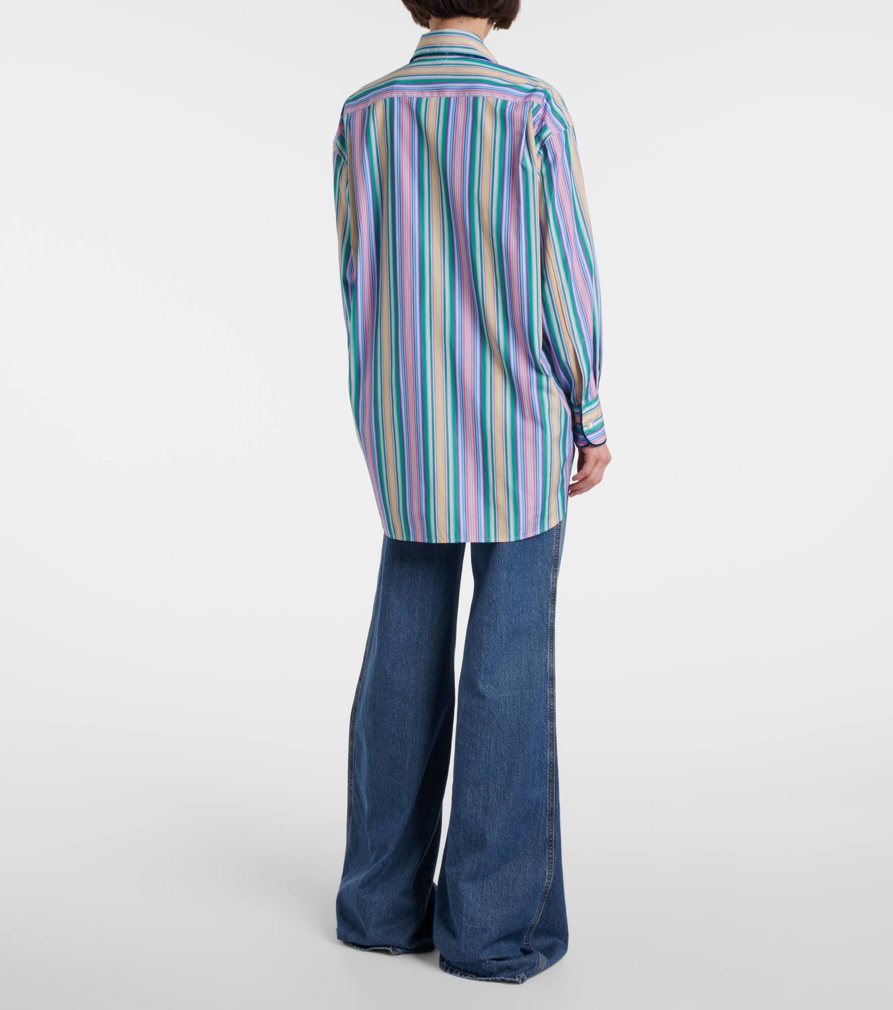 Striped cotton shirt - 3