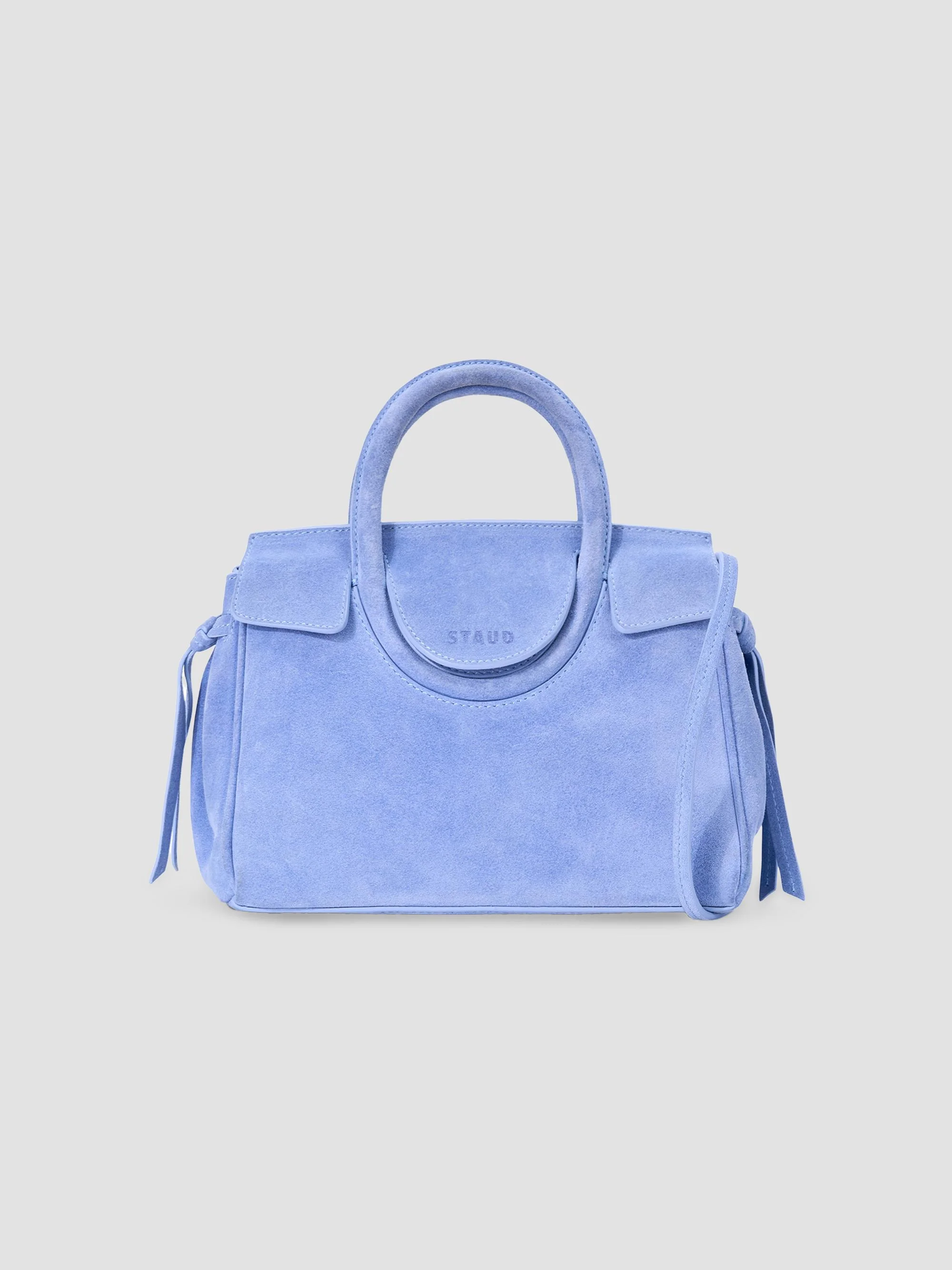 Women's Maude Mini Suede Carryall Bag - Cielo - 1