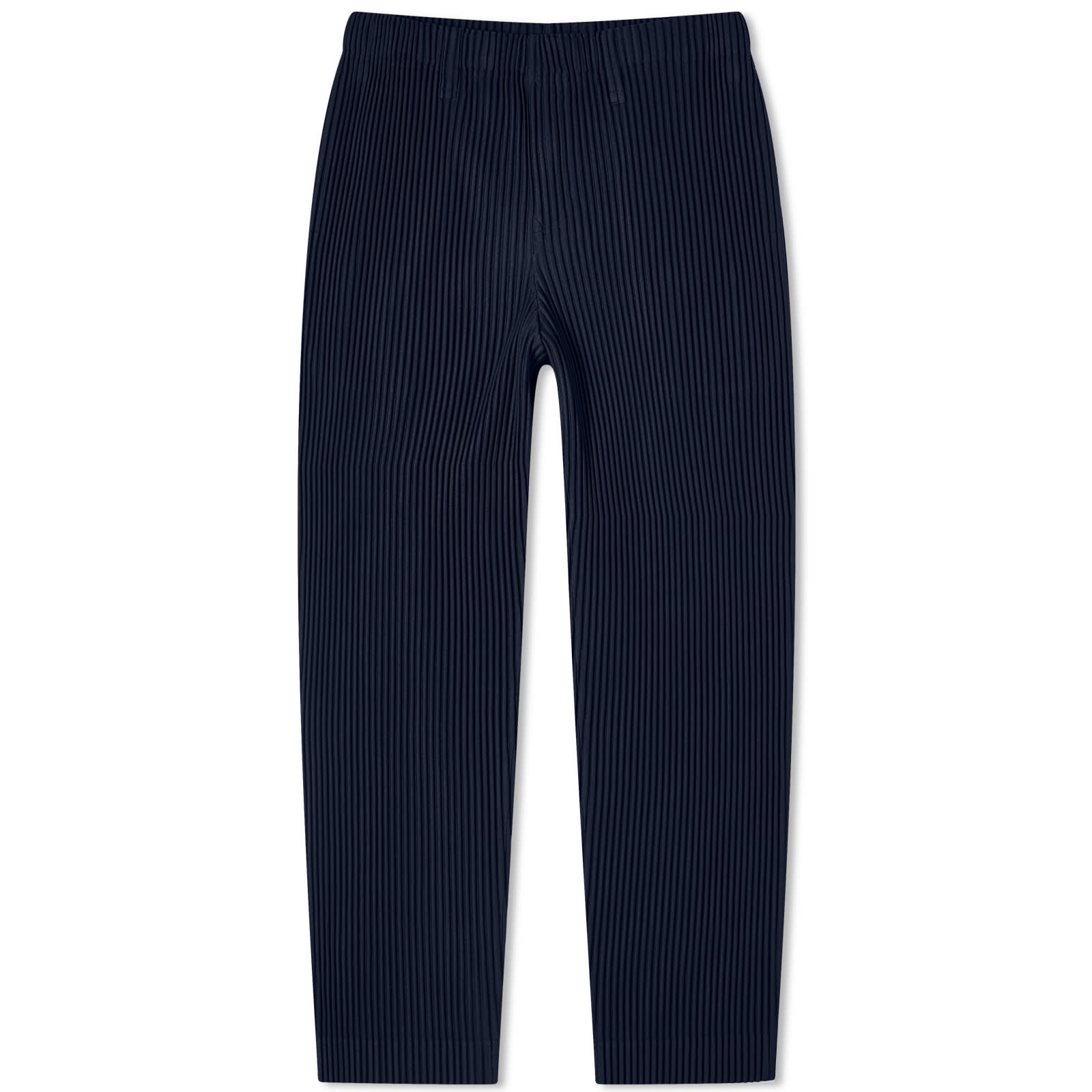 Homme Plissé Issey Miyake Pleated Straight Leg Trousers - 1