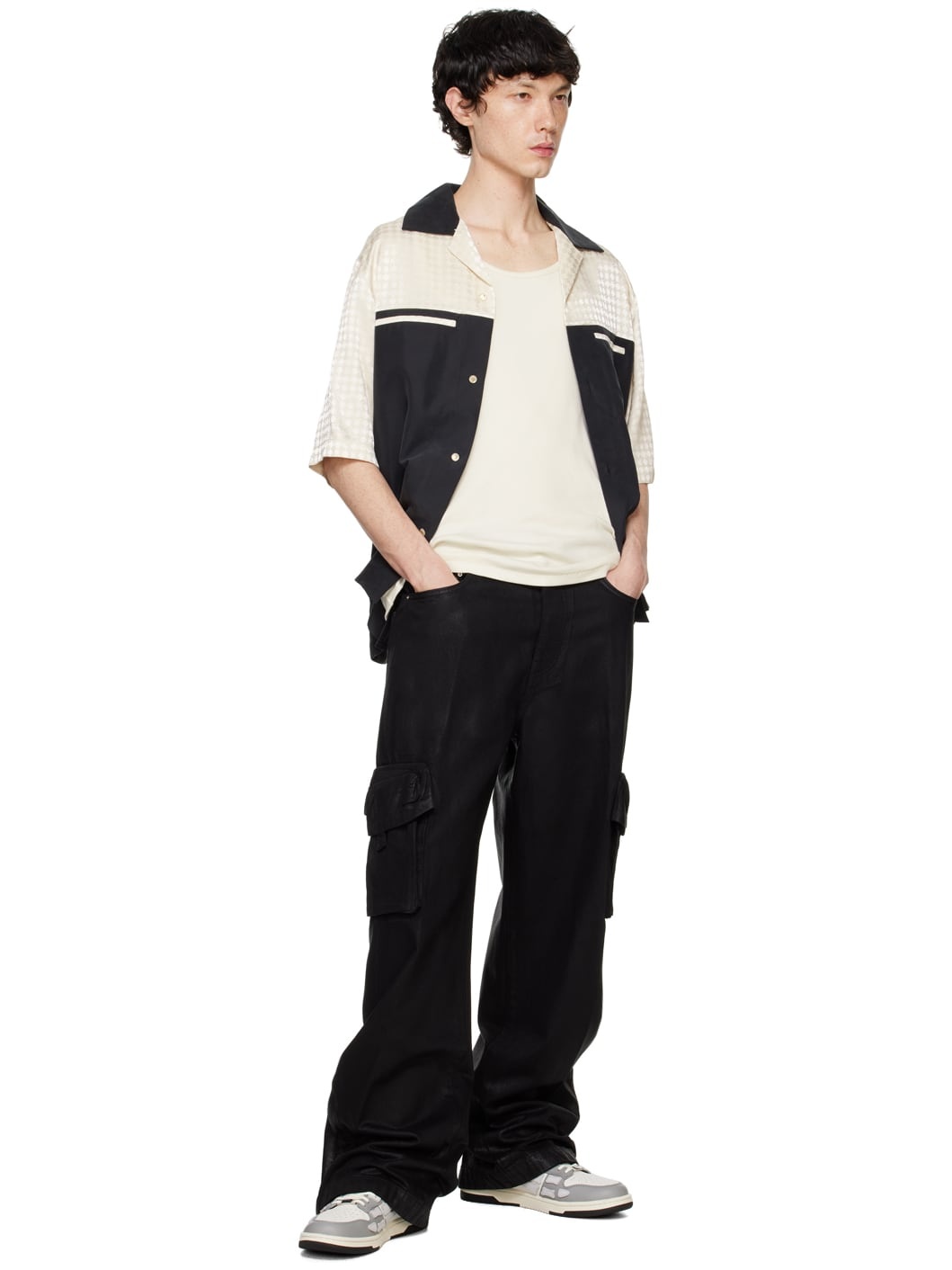 Black MA Quad Yoke Camp Shirt - 4