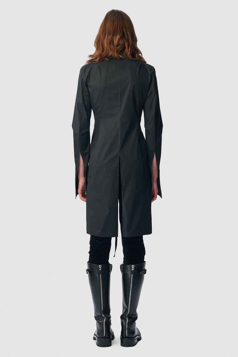Aert Long Open Front Fitted Shirt - 3