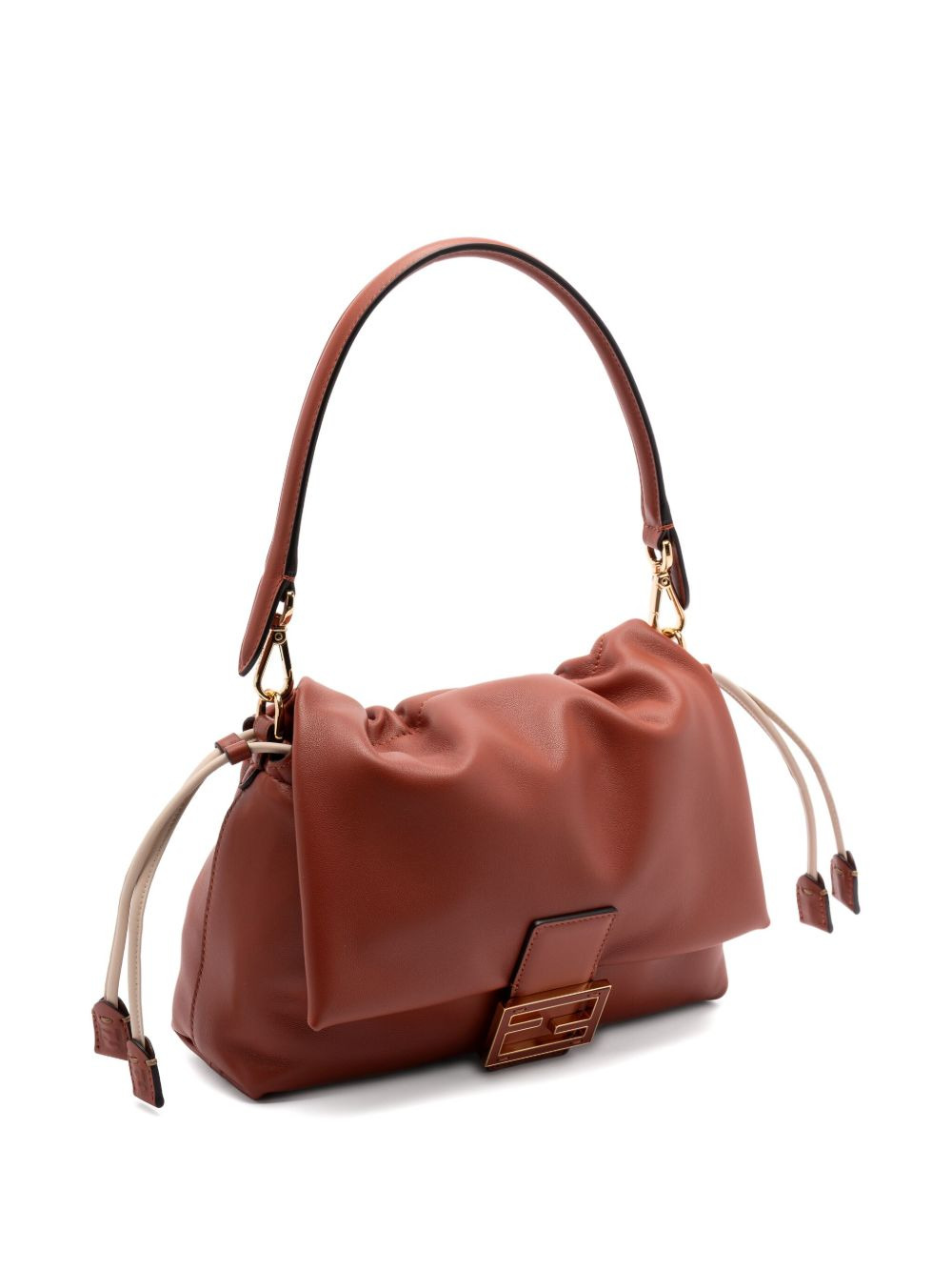 medium Mamma Baguette logo-plaque shoulder bag - 3