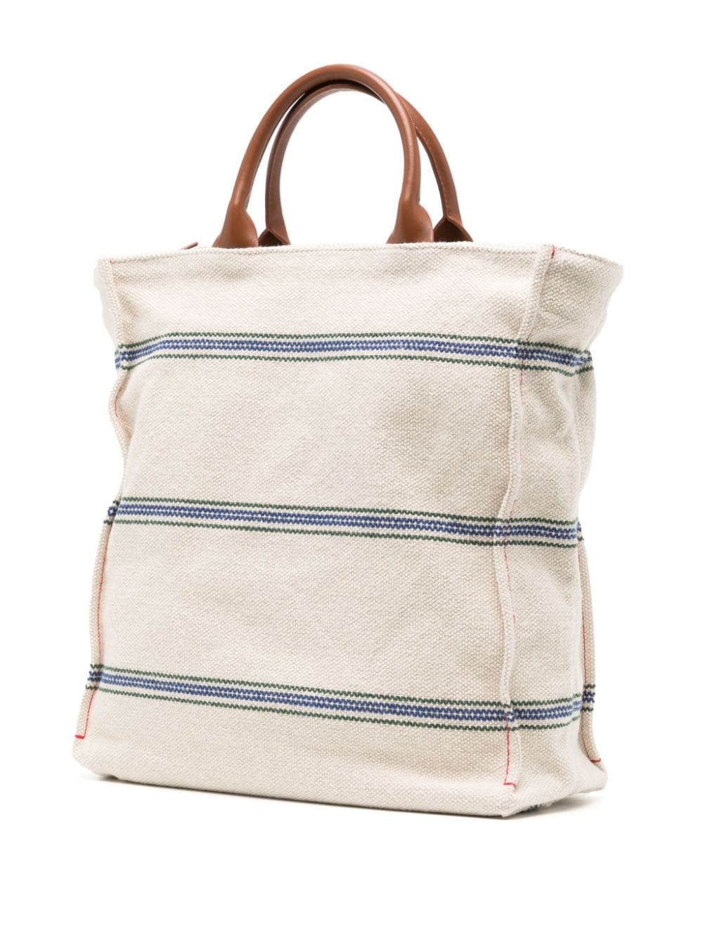 logo-print canvas tote bag - 3